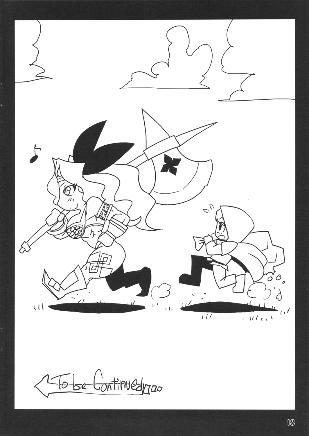 (C80) [Sora wa Chimidoro (JACKASSS)] HEART BEAT AMAZON (Dragon's Crown) page 18 full