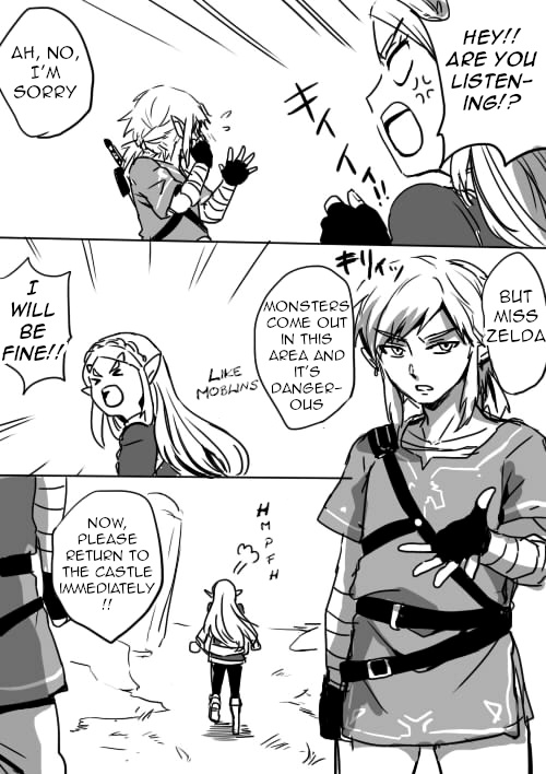 [Wasabi] Link to Zelda no Shoshinsha ni Yasashii Sex Nyuumon | Link and Zelda's Beginner-friendly Introduction To Sex (The Legend of Zelda: Breath of the Wild) [English] [q91] page 4 full