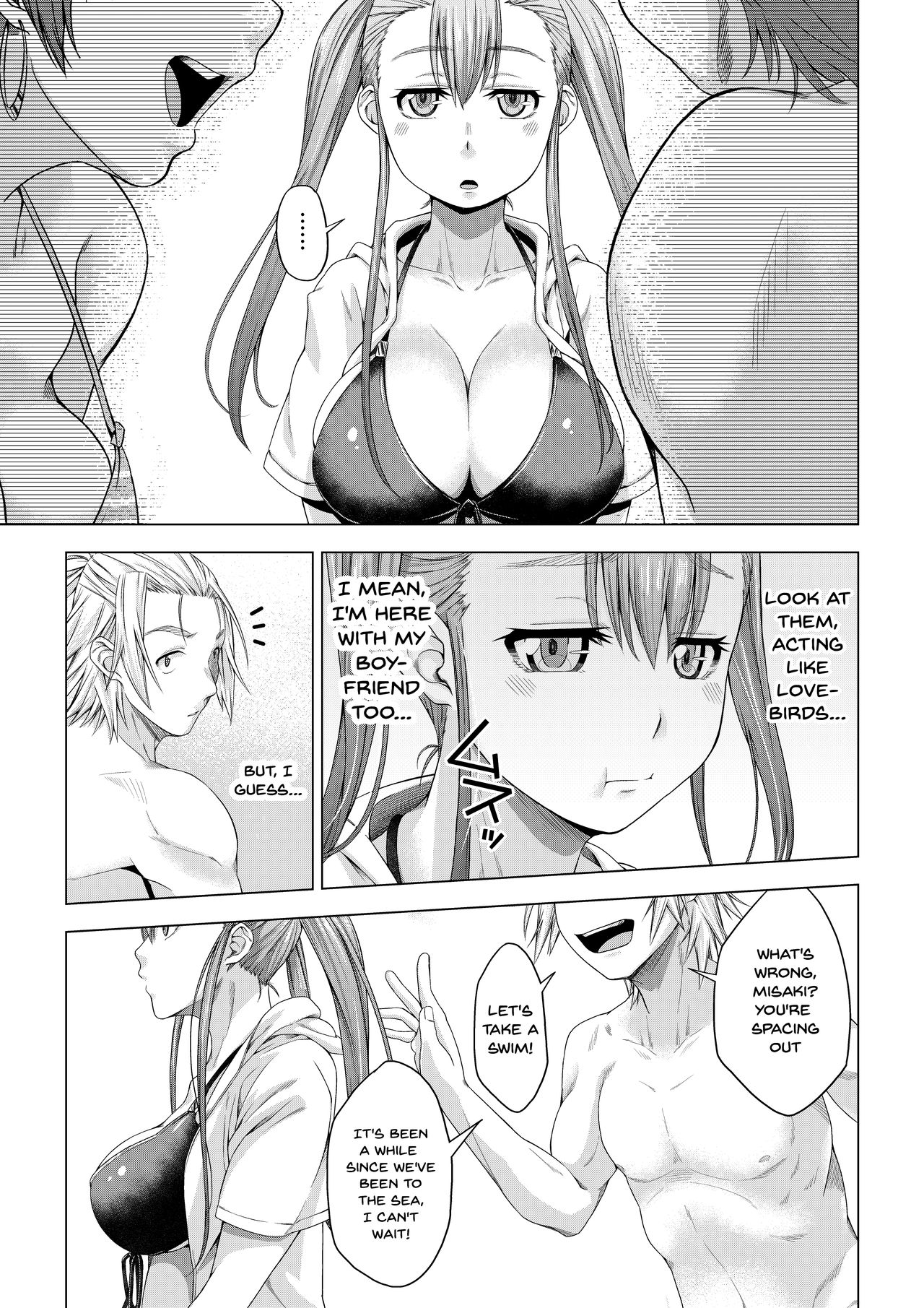 [DASHIMAKITAMAGO] Daigaku Shingaku de Issho ni Joukyou Shita Kanojo ga Circle no Senpai ni Netorare Ochiru made -Kairaku Ochi Kanketsuhen- [English] {Doujins.com} page 14 full