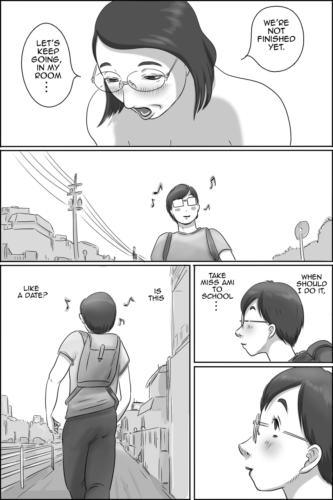 [Zenmai Kourogi] Osana Najimi no Kaa-san ni Onegai Shita Ken | Asking my Friend's Mother for a Favor [English] [Amoskandy] page 28 full