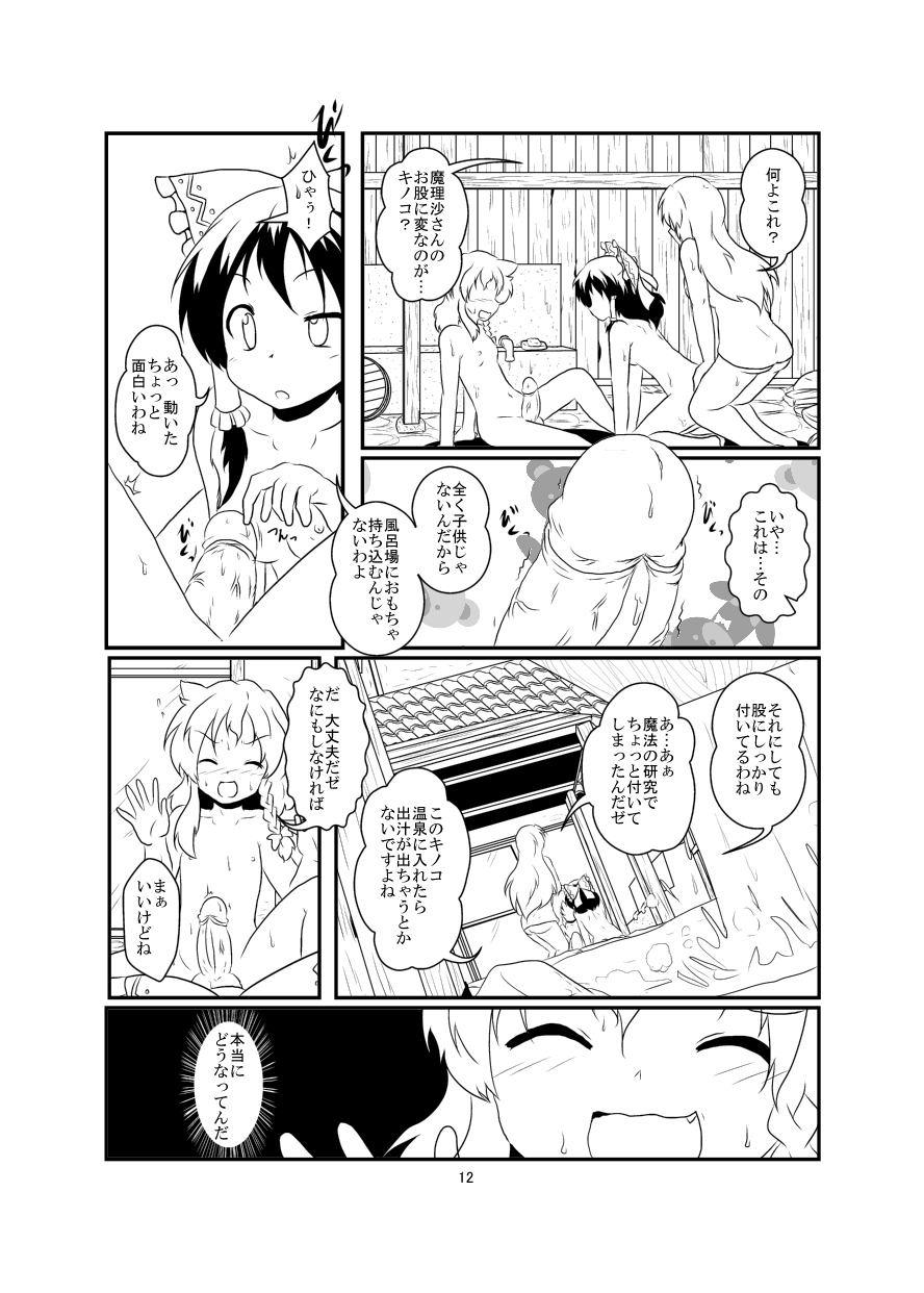 [Ameshoo (Mikaduki Neko)] レイマリサナ温泉事件簿 (Touhou Project) page 12 full