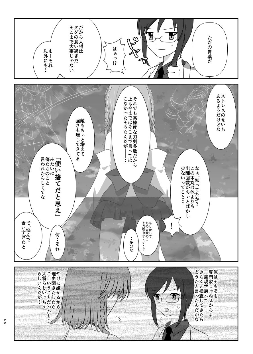 [Funyuhanyounyaran (Ponyuzu)] 微睡みの夢 (Touken Ranbu) [Digital] page 21 full