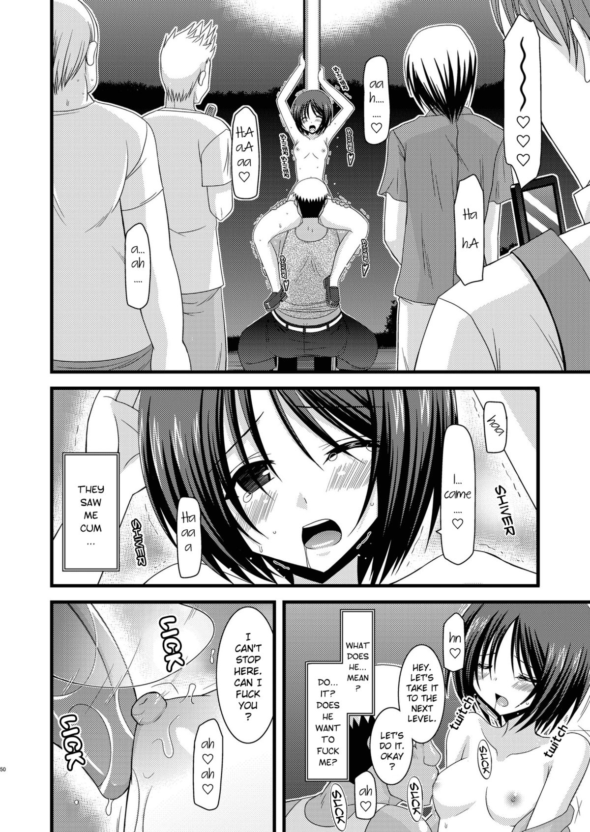 (Puniket 22) [valssu (Charu)] Roshutsu Shoujo Yuugi Roku | Exhibitionist Girl's Play 6 [English] {Munyu} [Decensored] page 49 full