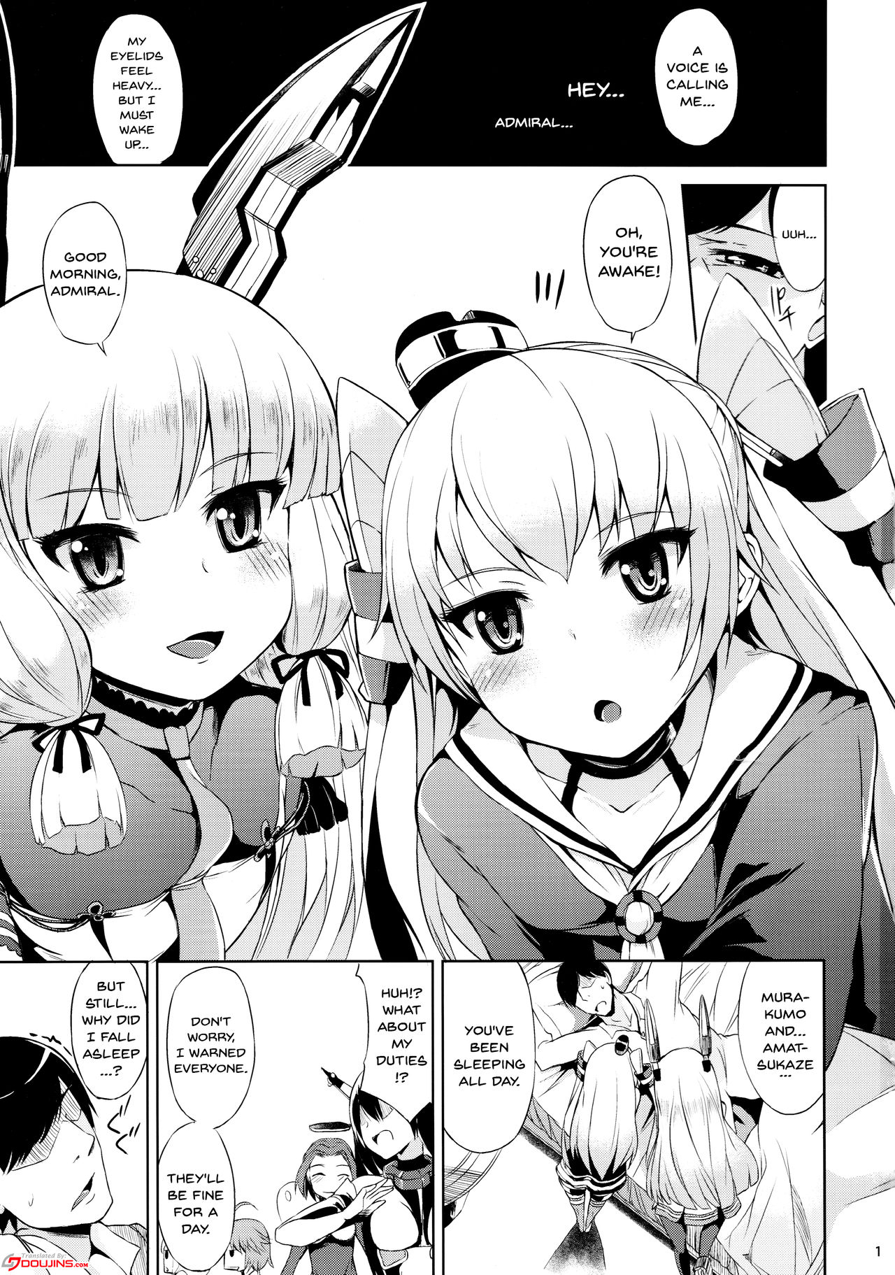 (Houraigekisen! Yo-i! 25Senme) [Mizuwari Neko (Toyo)] Futari wa Yomekan!! | You Two Will Be My Wife Ships!! (Kantai Collection -KanColle-) [English] {Doujins.com} page 2 full