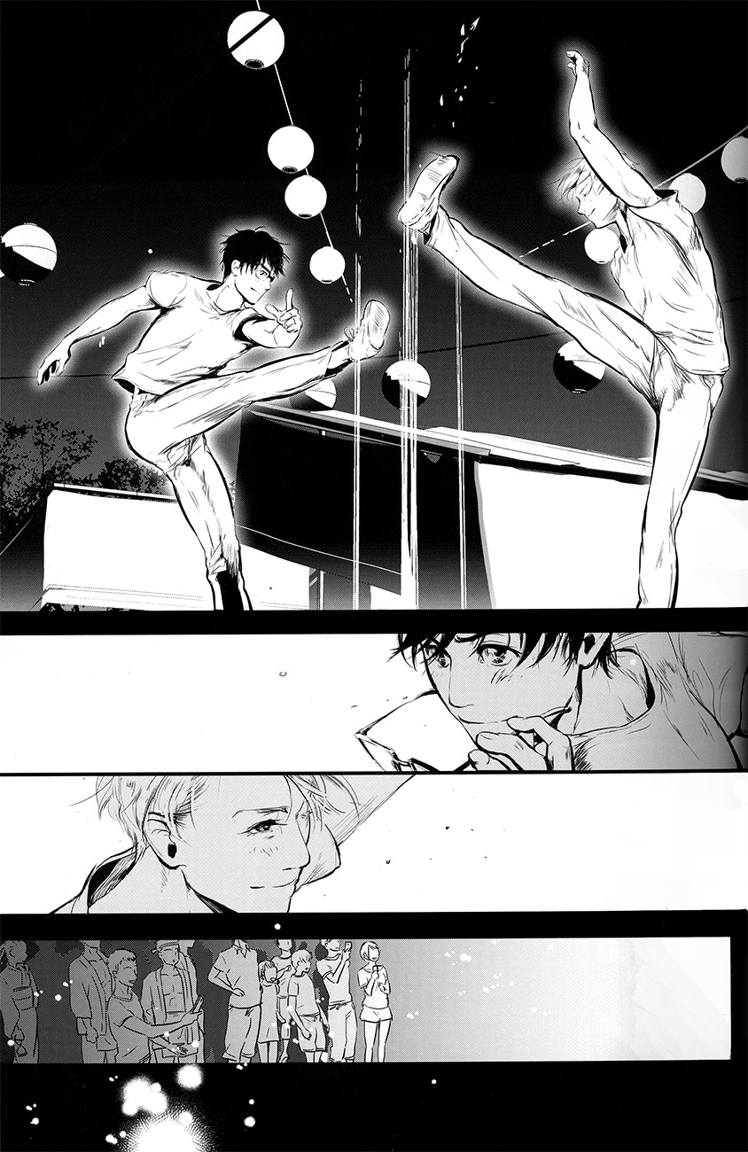 [1pack (nattou)] netsu, yadorasete (Yuri!!! on ICE) [English] page 55 full