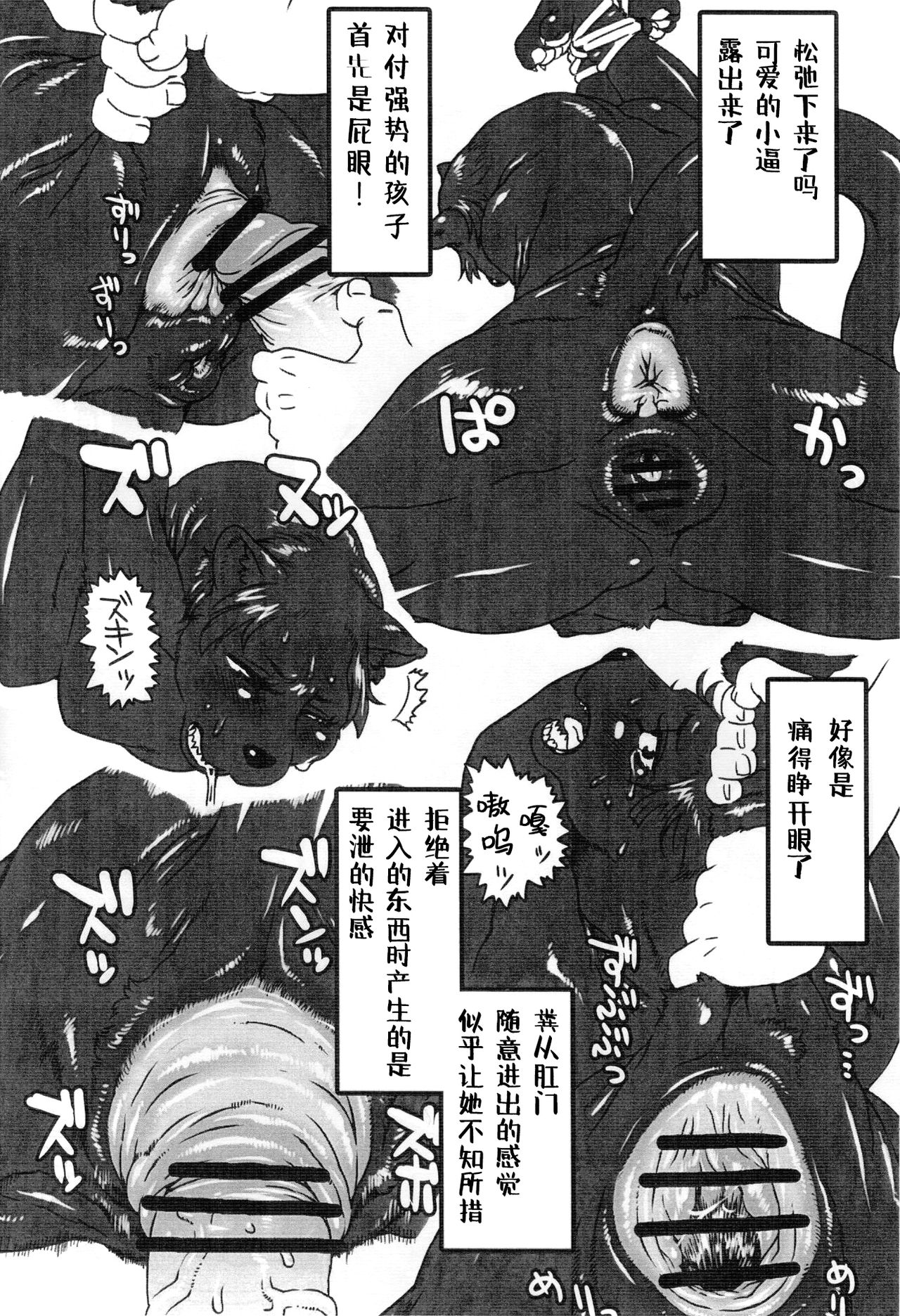 (Kansai! Kemoket) [Mayoineko (Nezumins)] Jaku Niku Goukan (TOKYO JUNGLE) [Chinese] [Incomplete] page 12 full