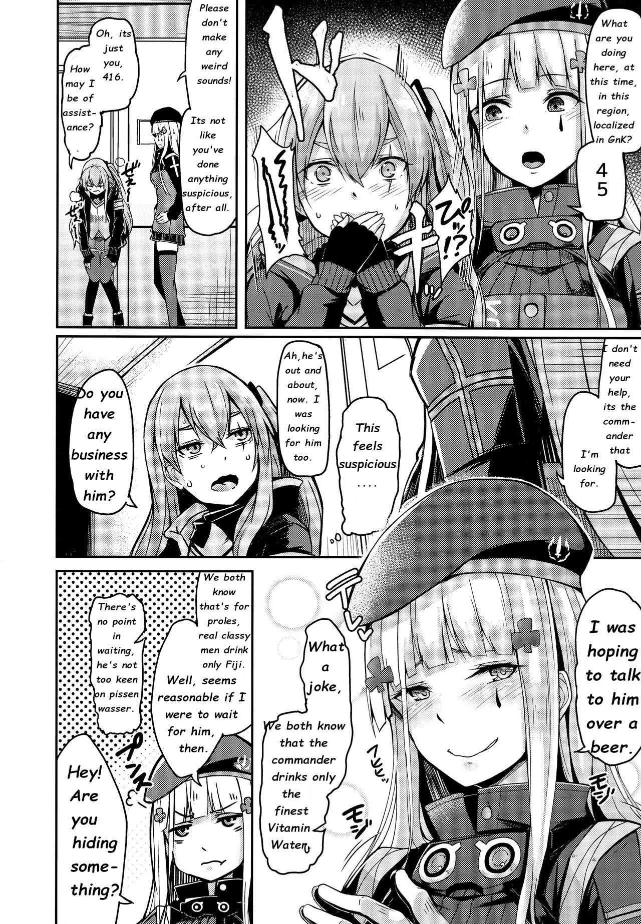 UMP Kazoku Zoku Keikaku (Girls' Frontline) [English] [Rewrite] [Deep Fried Scans] page 4 full