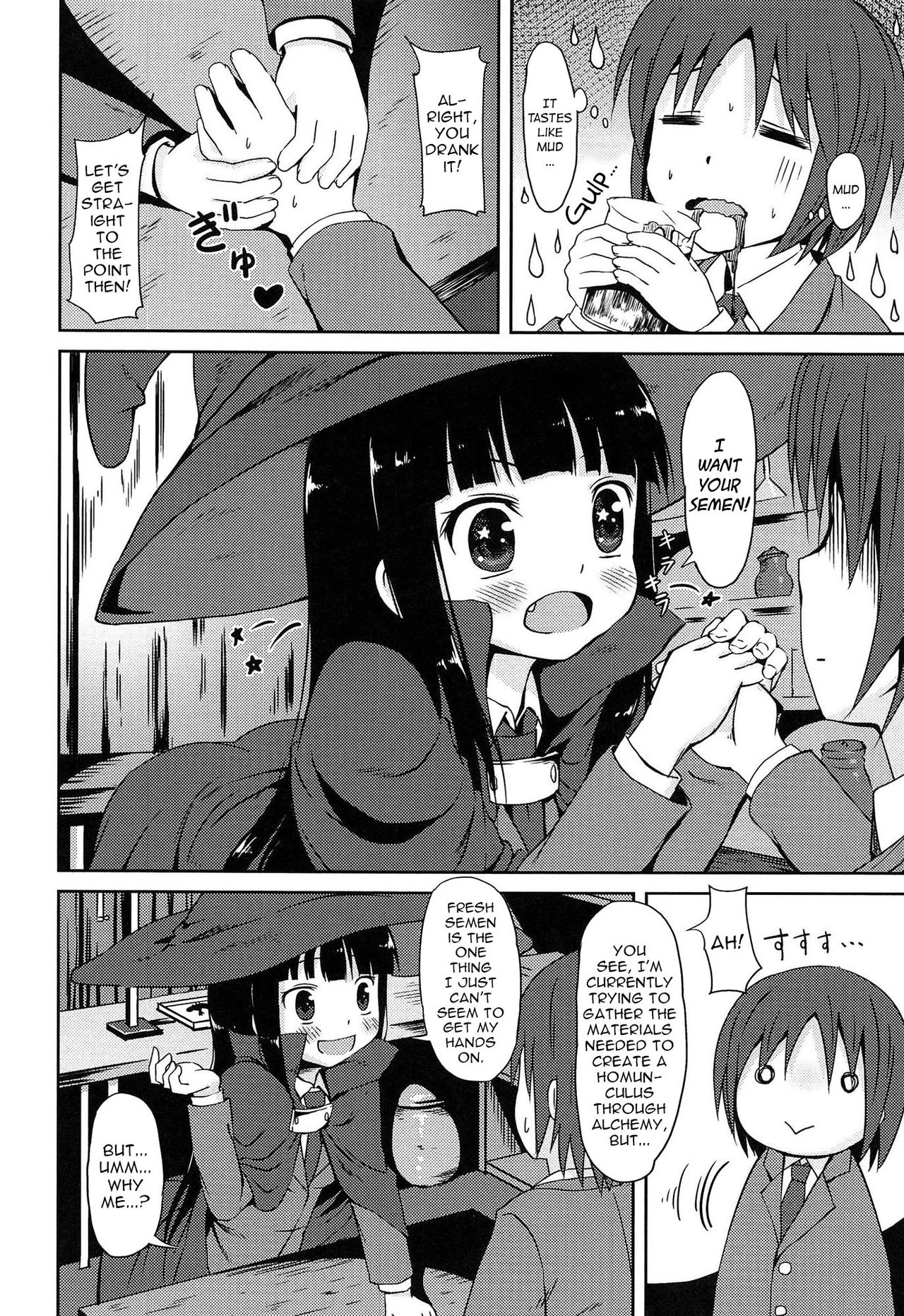 [broiler] Sakusei no Renkinjutsushi | Semen Milking Alchemist (Loli Bocchi.) [English] [sneikkimies] page 8 full