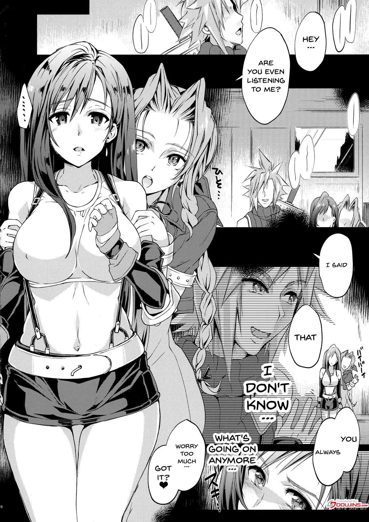 (Futaket 14) [Samurai Ninja GREENTEA (Samurai Ninja GREENTEA)] Futanari Doutei Tifa Go -Kakusei- Inran Mesuchinpo Kairaku Ochi (Final Fantasy VII) [English] [Doujins.com] page 6 full