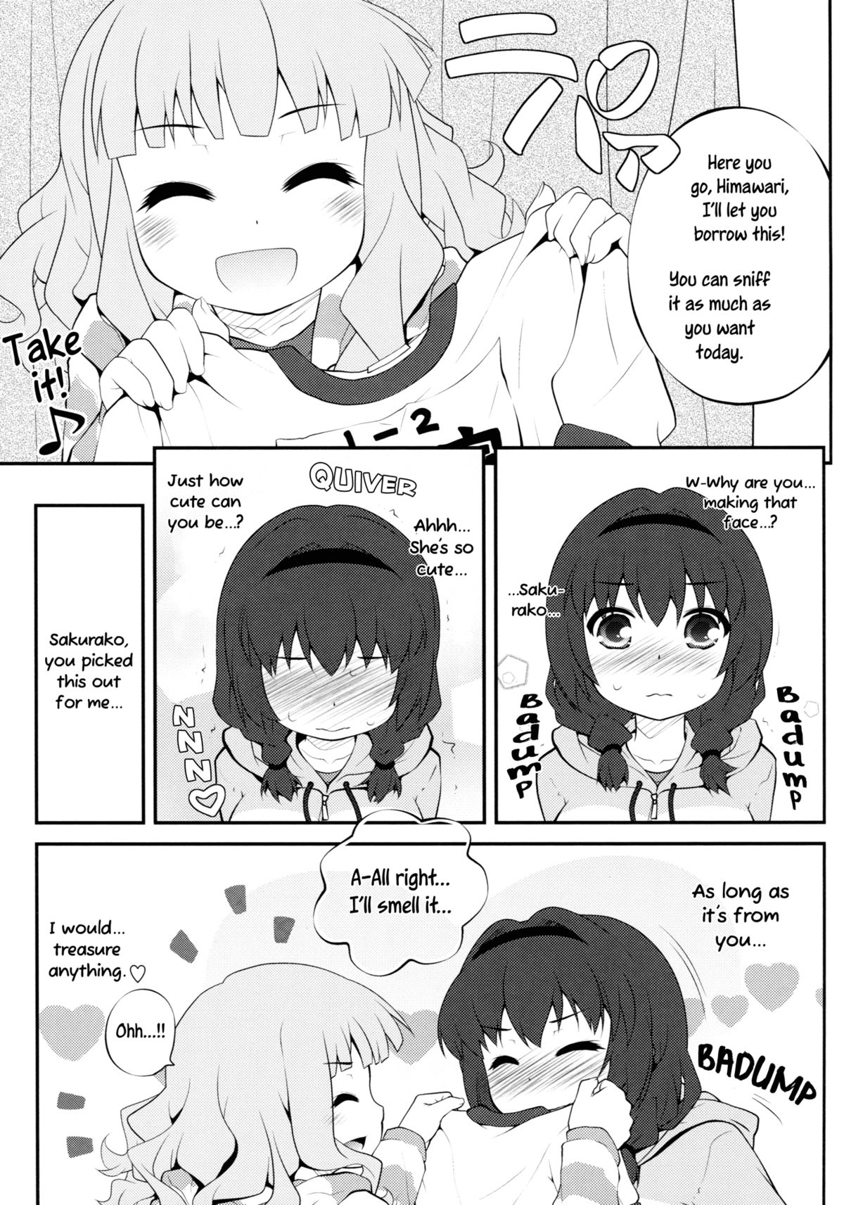 (COMIC1☆7) [Purimomo (Goyac)] Himegoto Flowers 5 | Secret Flowers 5 (YuruYuri) [English] [Yuri-ism] page 8 full