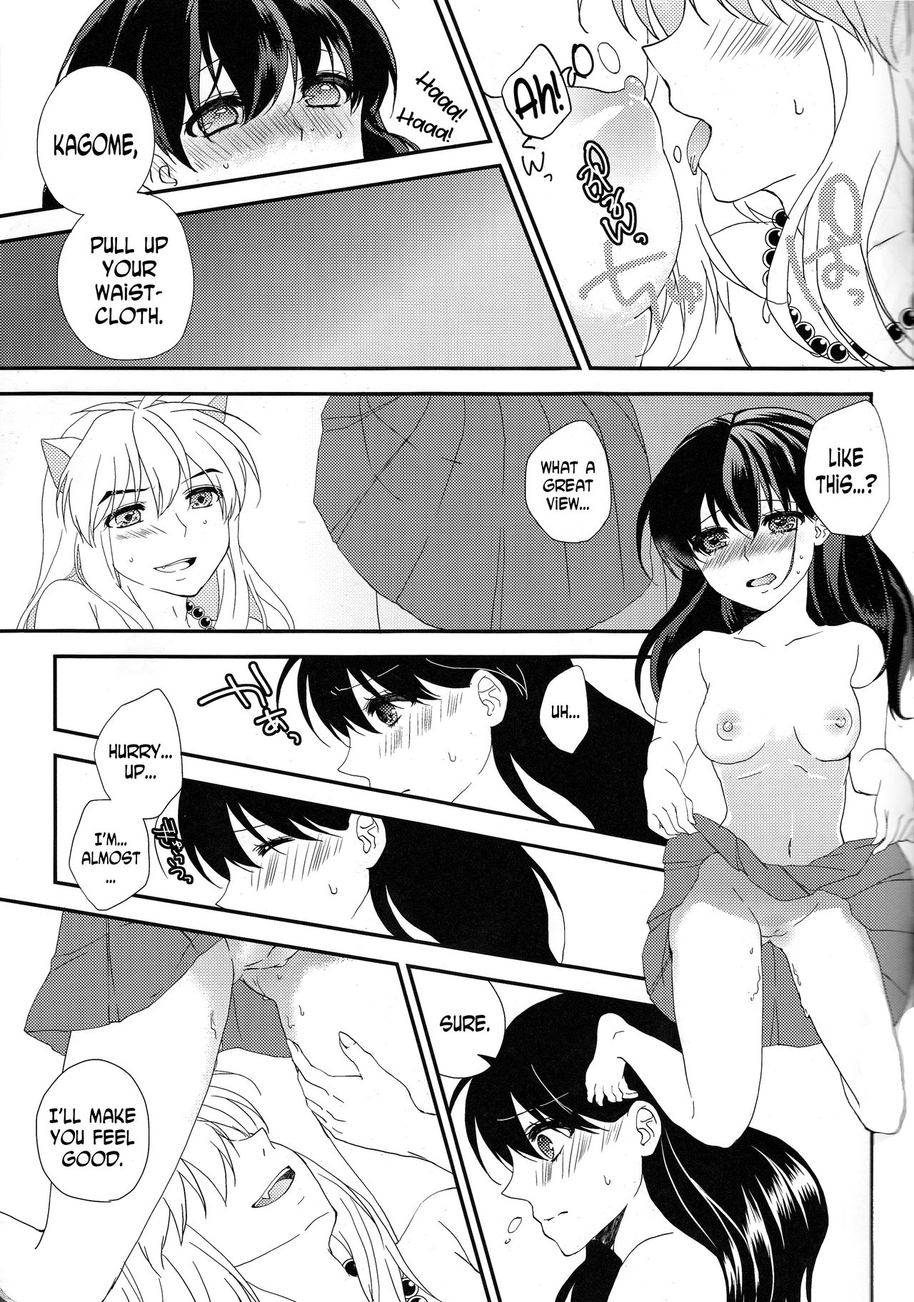 (Rumic Petit Only 2) [akaihoho (Haru)] ♡♡ tte Itte Hoshii no (Inuyasha) [English] [N04h] page 11 full