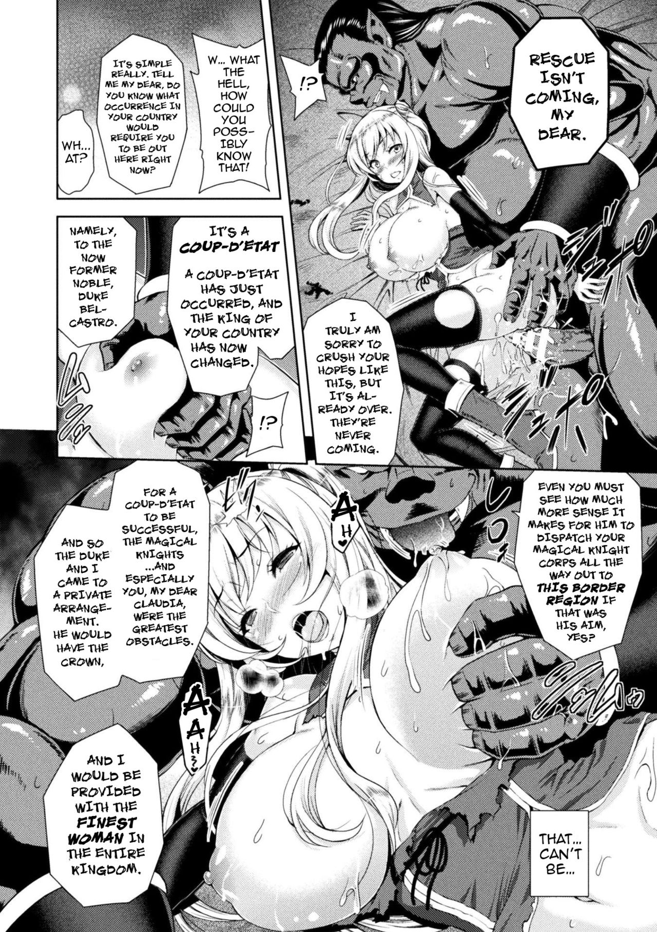 [Yamada Gogogo] Erona ~Orc no Inmon ni Okasareta Onna Kishi no Matsuro~ | Erona ~The Fall of a Beautiful Knight Cursed with the Lewd Mark of an Orc~ Ch. 1-3 [English] {darknight} page 40 full