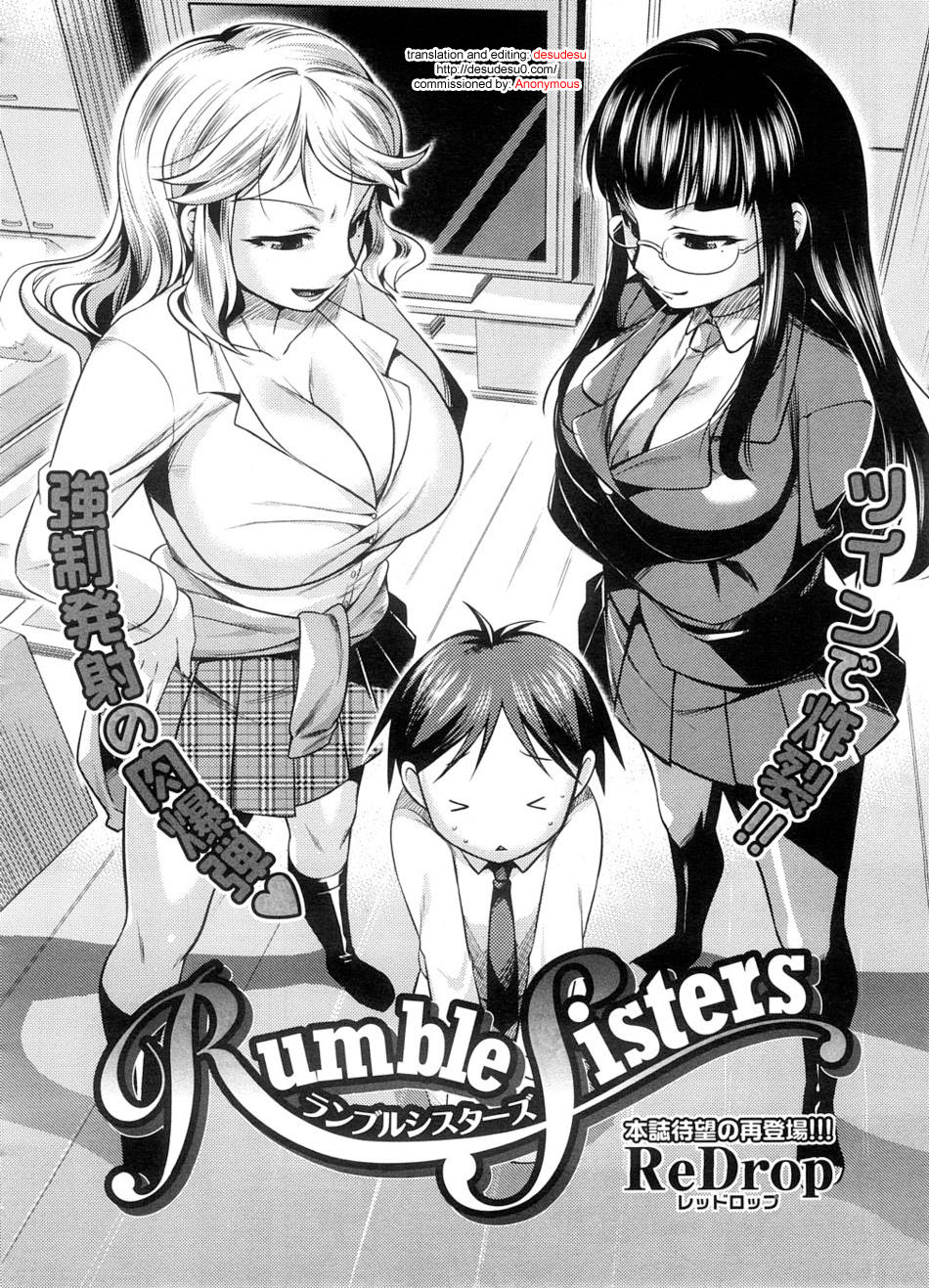 [ReDrop] Rumble Sisters (COMIC Megastore 2008-09) [English] [Desudesu] page 2 full