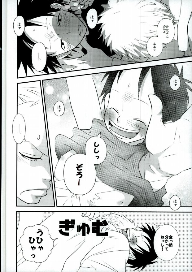 (C89) [Nico-ichi (Miyagi Kei)] Ore no Aibou no Hanashi (One Piece) page 21 full