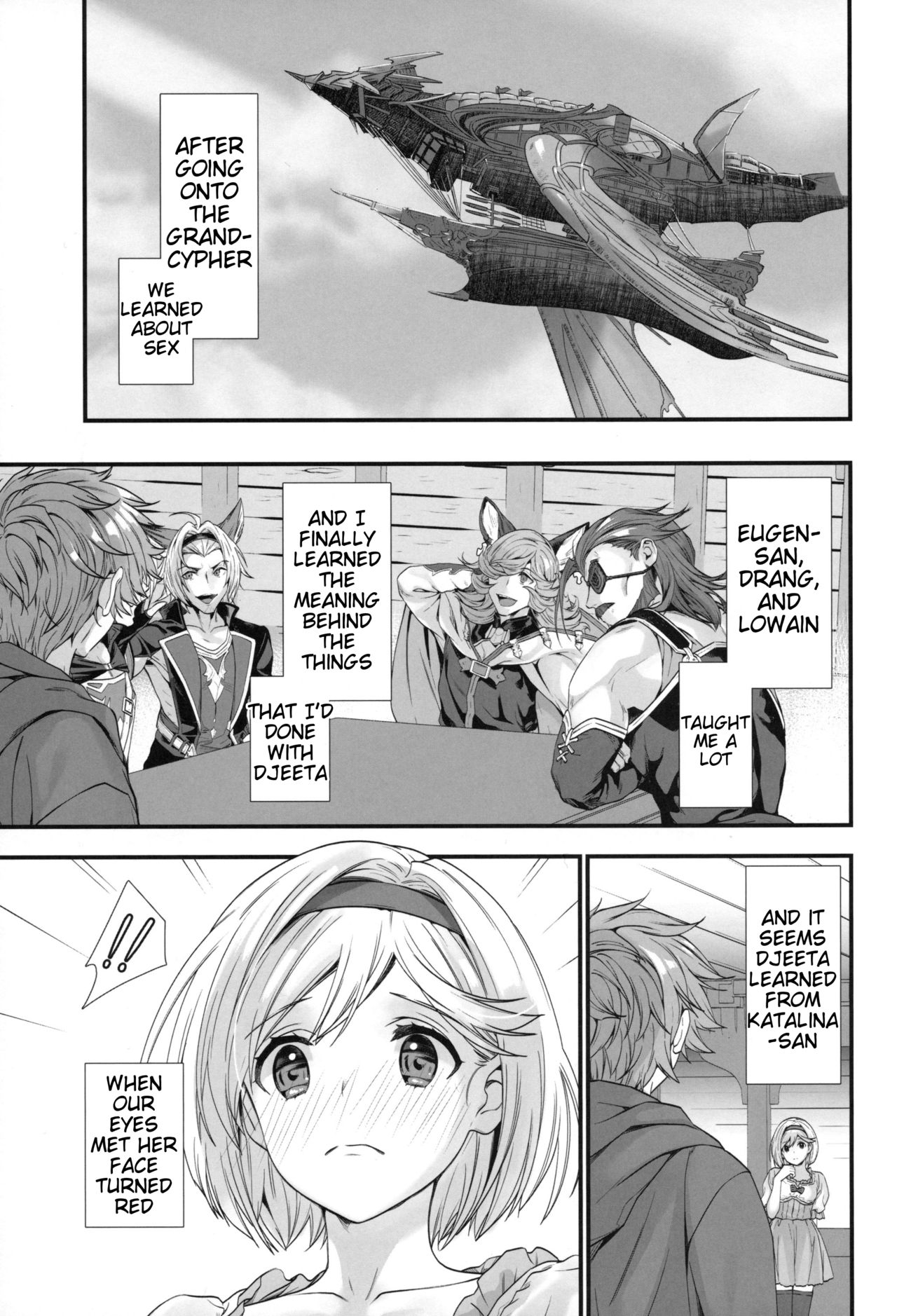 (C95) [Renai Mangaka (Naruse Hirofumi)] Genzai no Kubiki (Granblue Fantasy) [English] [Tigoris Translates] page 4 full