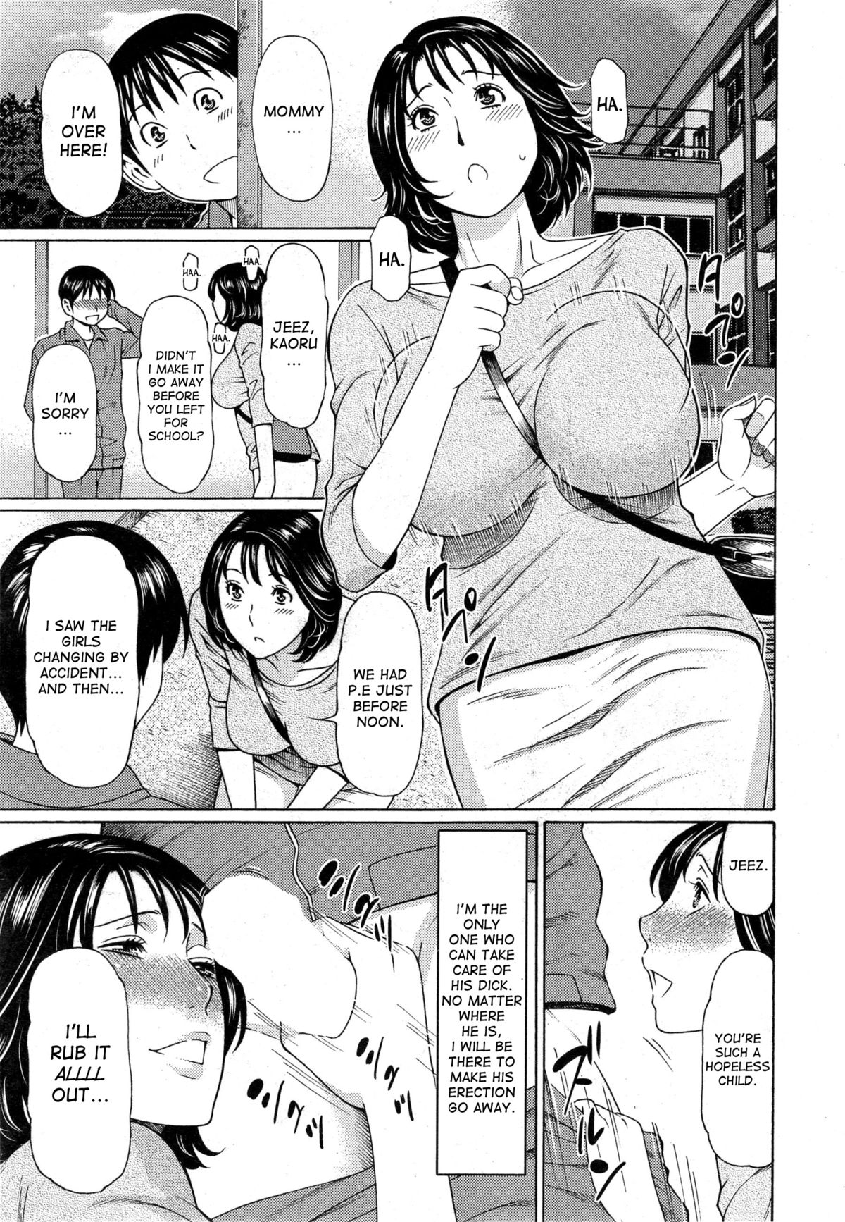 [Takasugi Kou] Itoshi no Musuko wa Dare no Mono ? | To Whom does My Beloved Child(’s penis) Belong Ch. 1-4 [English] [desudesu] page 7 full