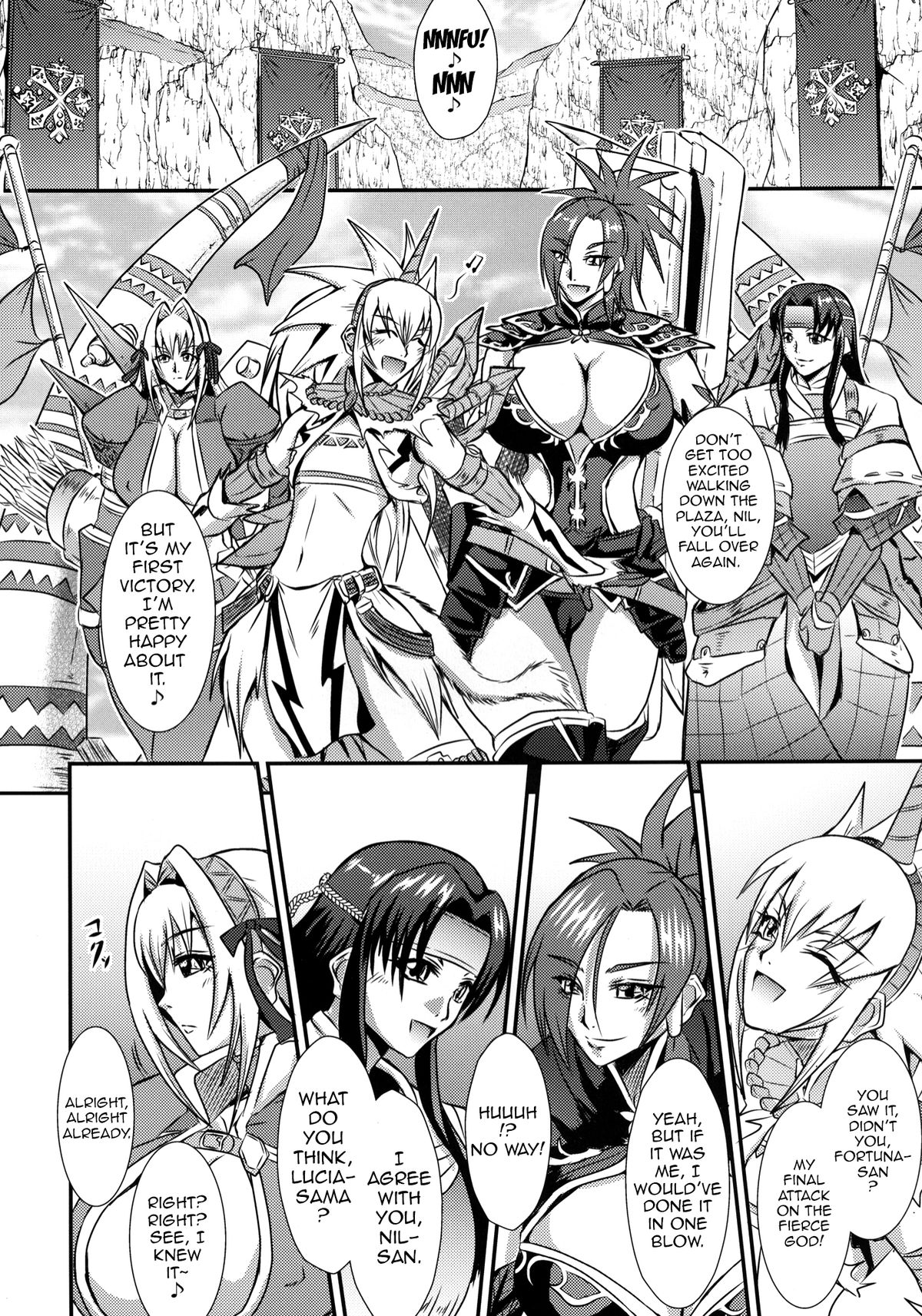 [MEAN MACHINE (Mifune Seijirou)] CARNIVOROUS GIRLS (Monster Hunter) [English] {doujin-moe.us} [Digital] page 5 full