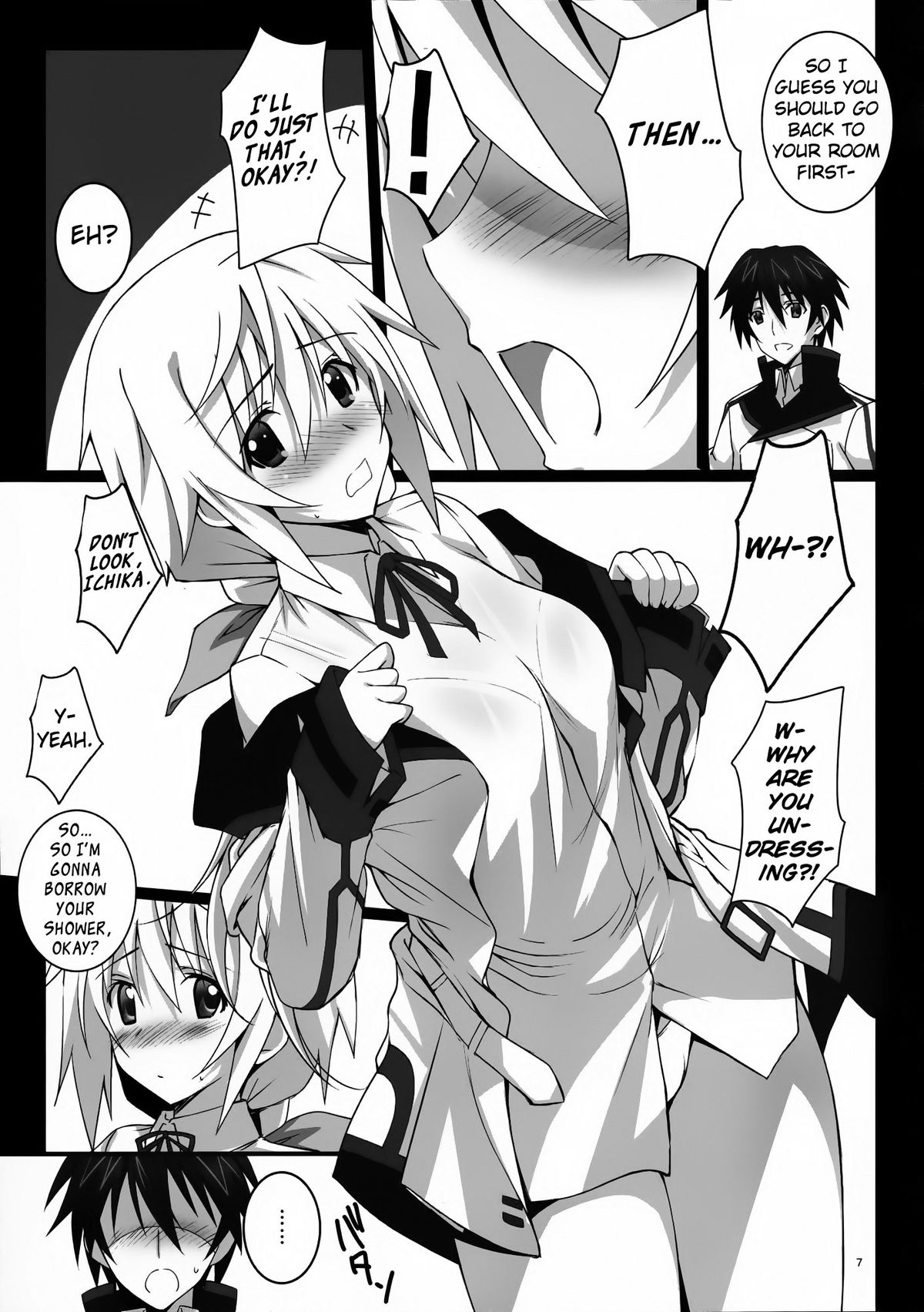 (C85) [KossoriKakureDokoro (Island)] Charlotte H! (IS <Infinite Stratos>) [English] {RapidSwitch} page 7 full