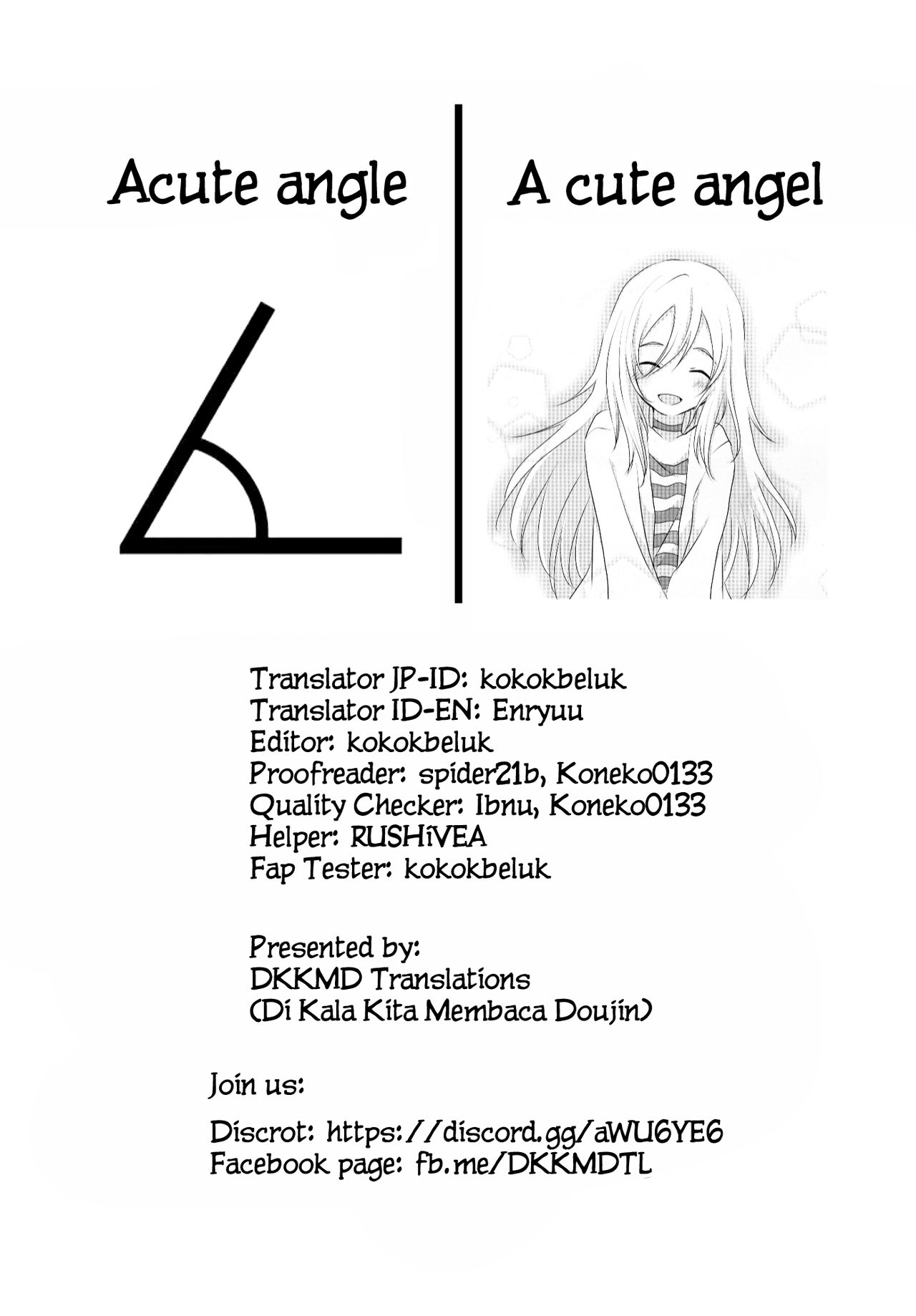 (C95) [Sasa Chaya (Sasa Sakuno)] HAPPY END (Satsuriku no Tenshi) [English] [DKKMD Translations] page 23 full