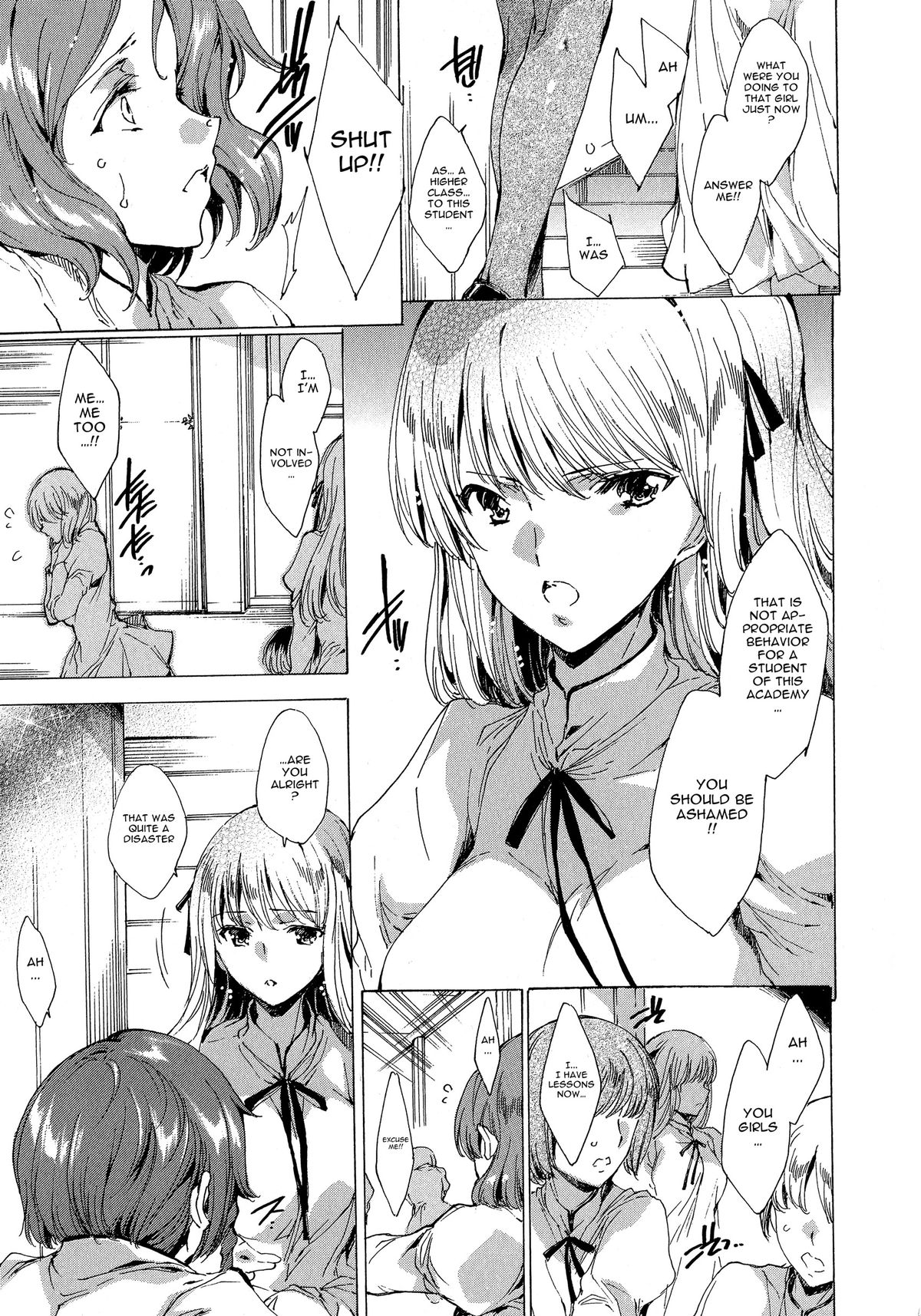 [Yuiga Naoha] Seinaru Manabiya no Sono de | Inside the Holy Garden of Learning [English] {doujin-moe.us} page 33 full