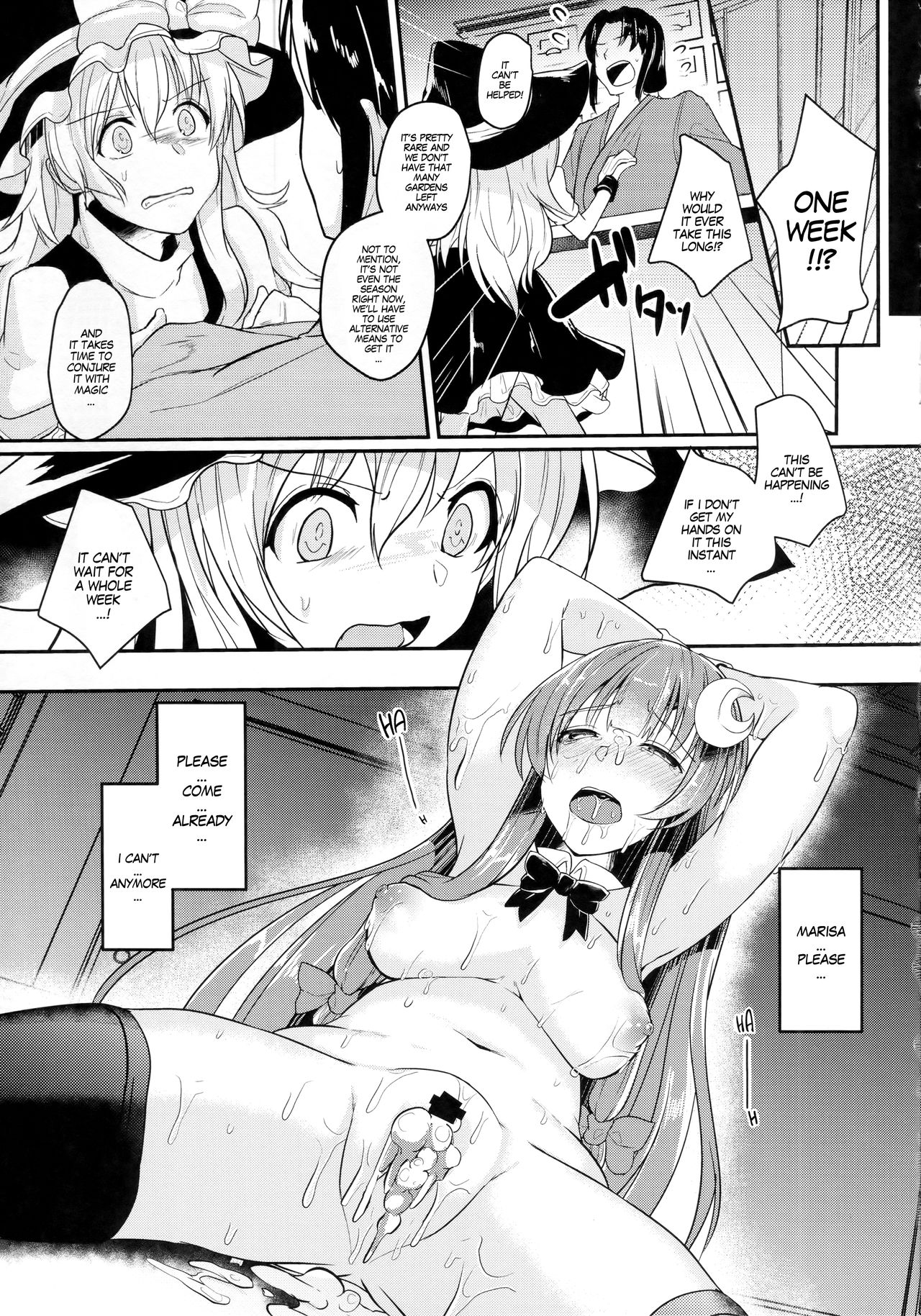 (Reitaisai 15) [Kuusou Monochrome (Abi)] Migawari no Patchouli | Patchouli as a Substitute (Touhou Project) [English] [MegaFagget] page 20 full