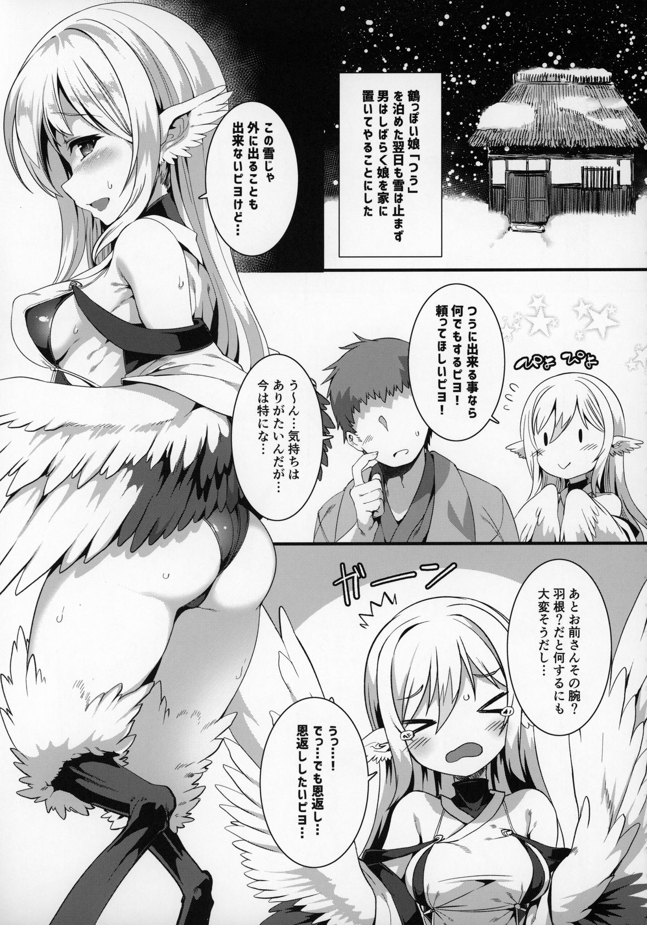 (COMITIA130) [Harigane Shinshi Doumei (Harigane Shinshi)] Tsuru Harpy no Ongaeshi page 10 full