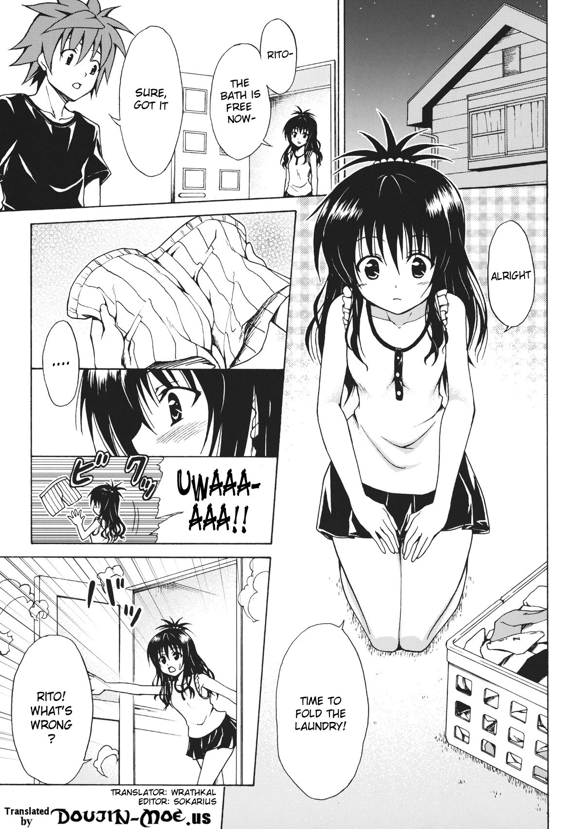 (C80) [TORA MACHINE (Kasukabe Taro)] Kindan no Mikan Vol. 1 (To LOVE-Ru) [English] [Wrathkal + Doujin-Moe.us] page 2 full