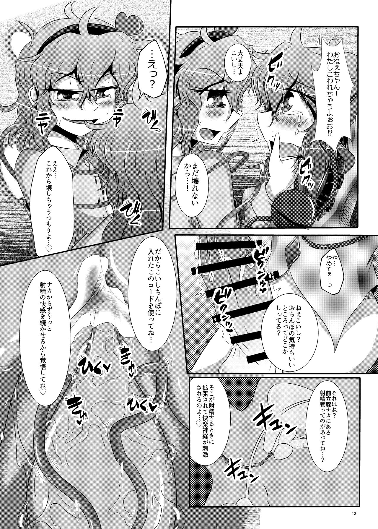 [Nuigurumiya-san (Itohiroichi)] こいしちゃんがさとりちゃんにおち〇ぽを壊れるくらいまでいじられて射精させられる本 (Touhou Project) page 13 full