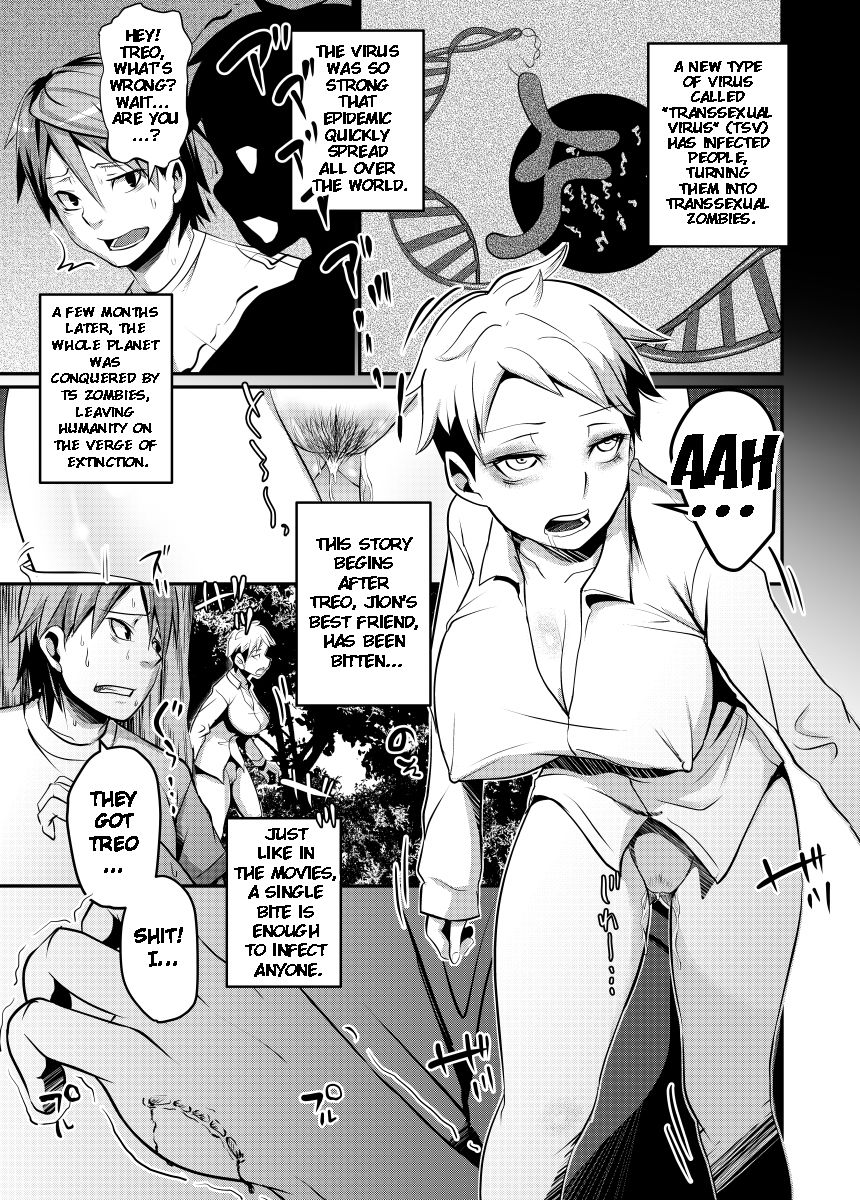 [Isofura (BECO, Poriuretan)] Nyotaika Zombie de Doutei Sotsugyou [English] {doujins.com} [Digital] page 2 full