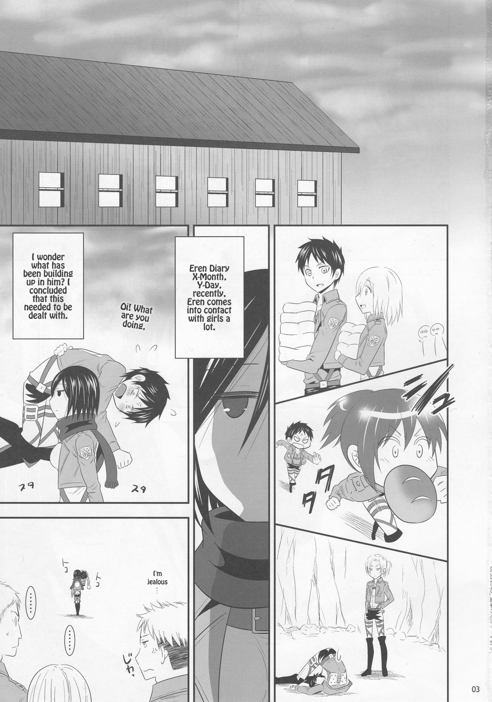 (C84) [little snow (Uonuma Yuu)] Shingeki no Mikasa | Attack on Mikasa (Shingeki no Kyojin) [English] {Crystalium} page 3 full