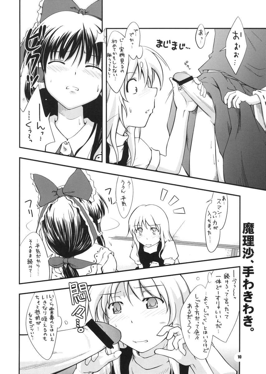 (C68) [Nagomidoki (Hinata Happa)] Touhou Genjiiroku (Touhou Project) page 9 full