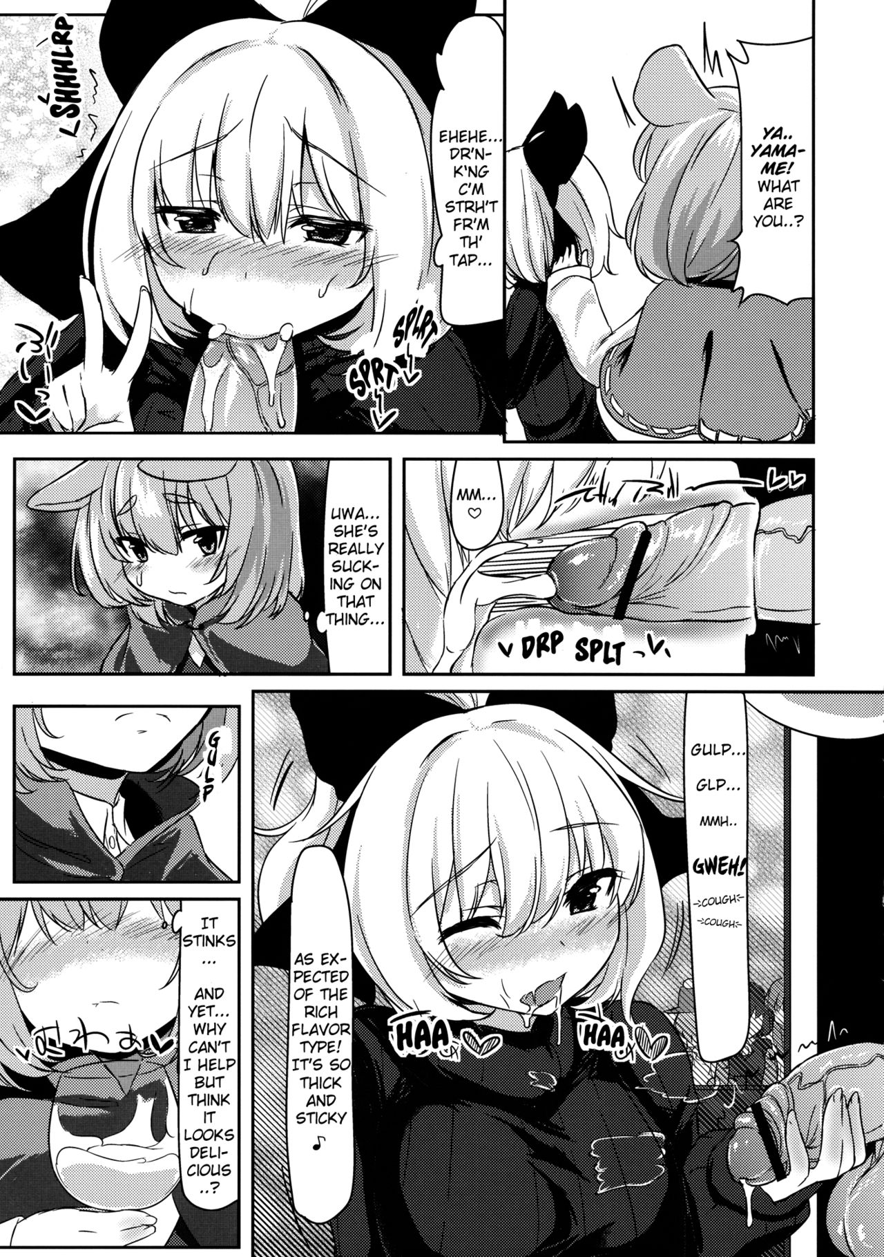 (Reitaisai 10) [Nukidokoro. (Roteri)] Gourmet Nazrin to Harapeko Semen (Touhou Project) [English] page 8 full