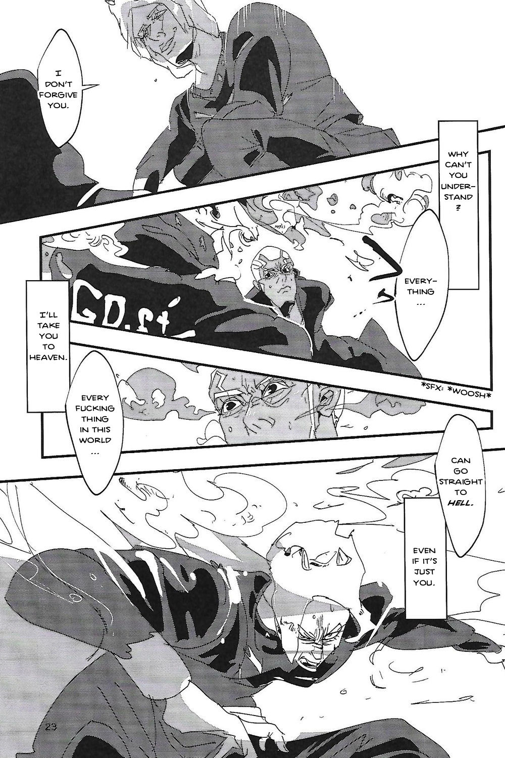 (Super The World 2019) [DELTALADY (shirako)] HEAVY WEATHER (JoJo’s Bizarre Adventure) [English] [poi & melon-kun] page 23 full