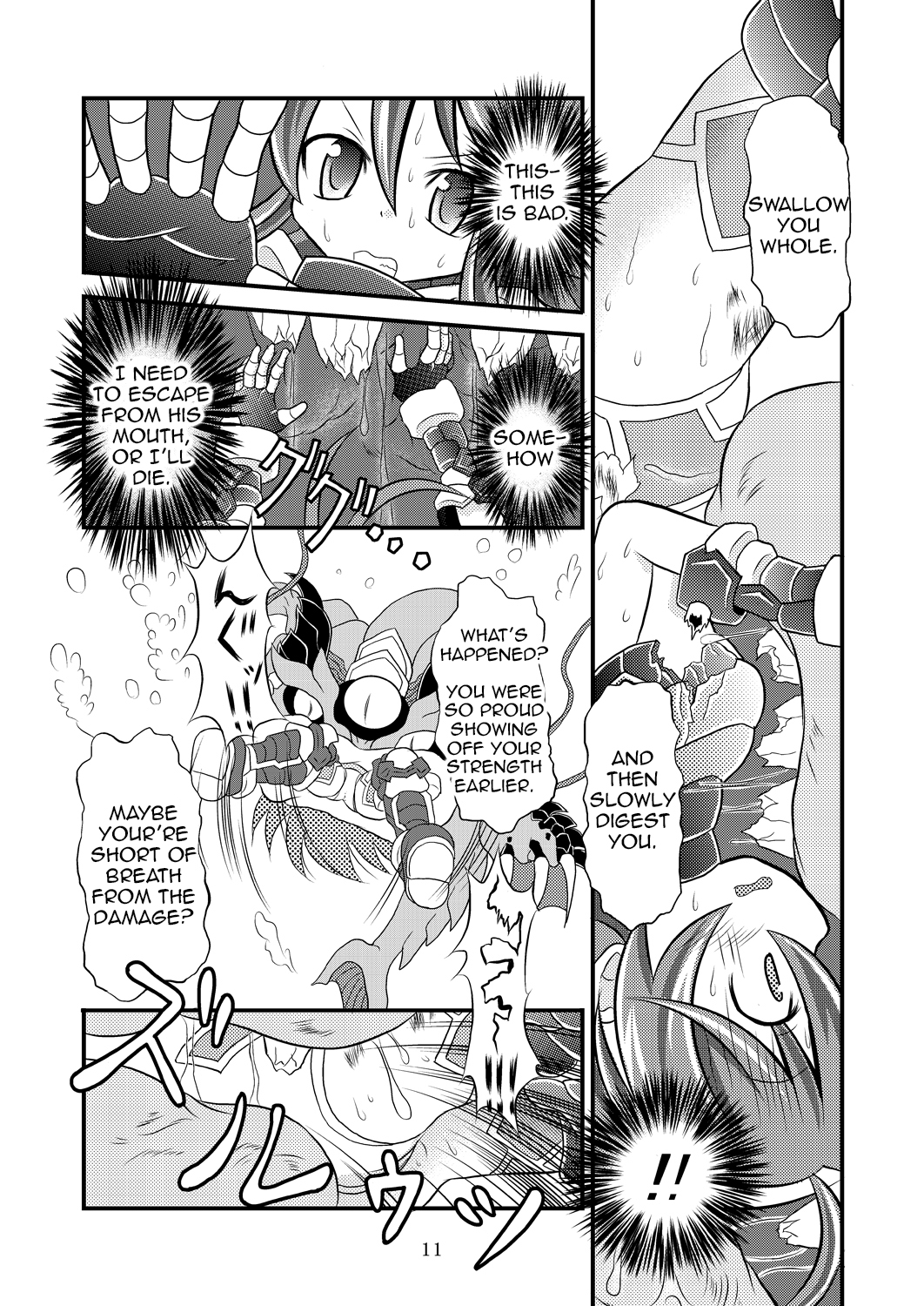 (COMIC1☆7) [Ringo Doumei (Mitaka)] Shinra Banshou Ryona 5.5 (Shinrabansho Choco) [English] [CrayZayJay] page 10 full