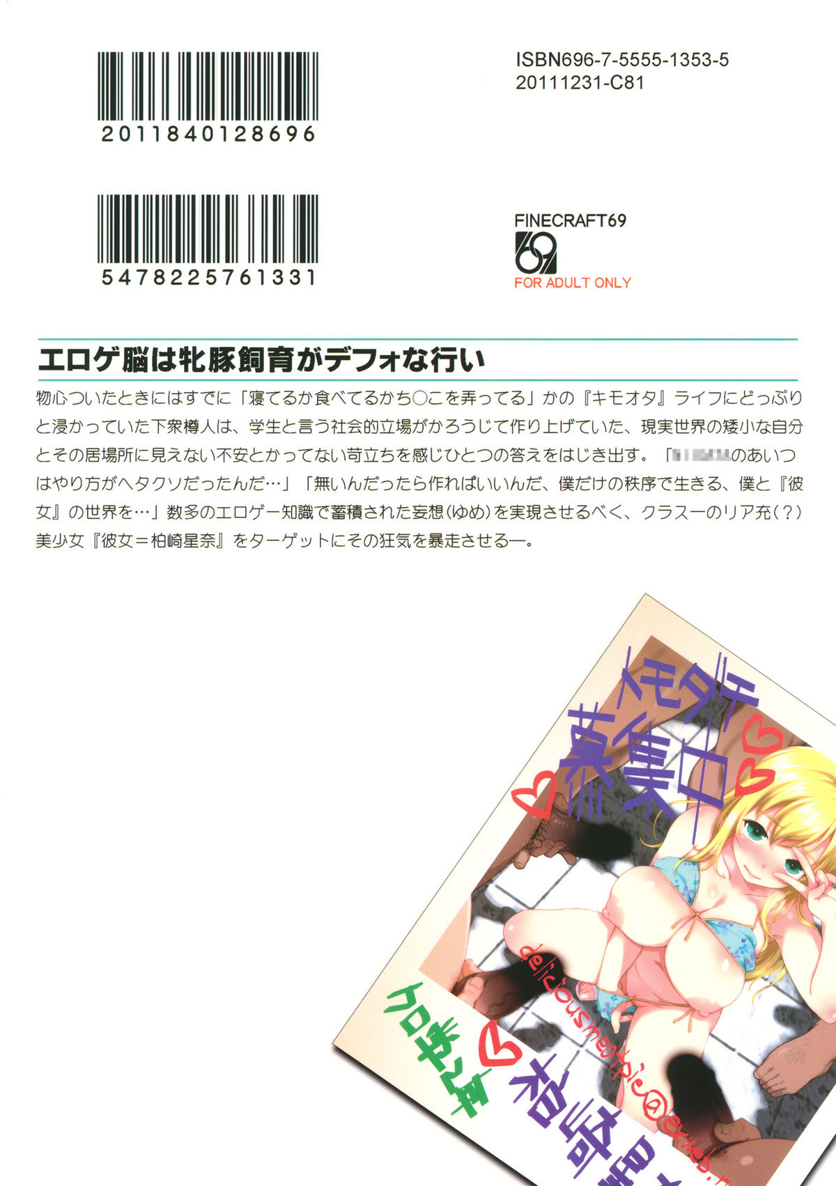 (C81) [Finecraft69 (6ro-)] Eroge Nou wa Mesubuta Shiiku ga Default na Okonai (Boku wa Tomodachi ga Sukunai) page 26 full