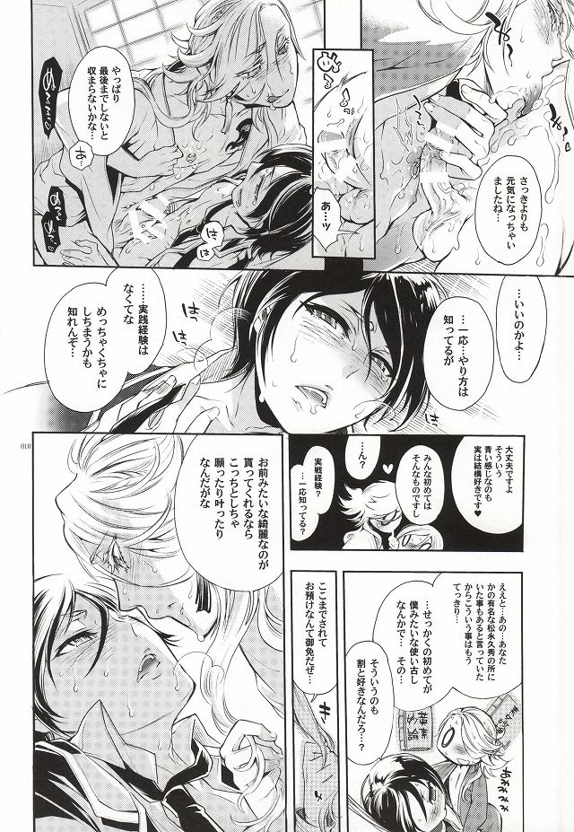 (HaruCC20) [Heavy syrup (Mitsuka)] Kuchibiru Yubisaki Sakurairo (Touken Ranbu) page 7 full