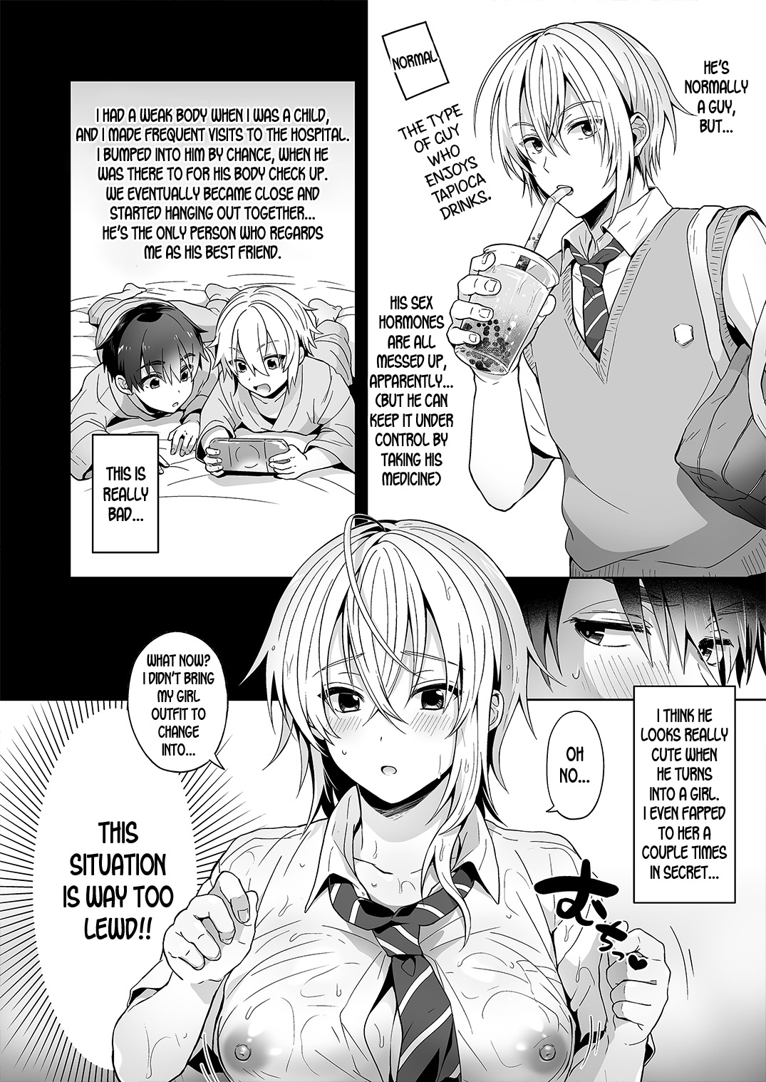 [UTEN+ (Uten Ameka)] Ore no Shinyuu wa TS (Seitenka) Taishitsu [English] [desudesu] [Digital] page 6 full