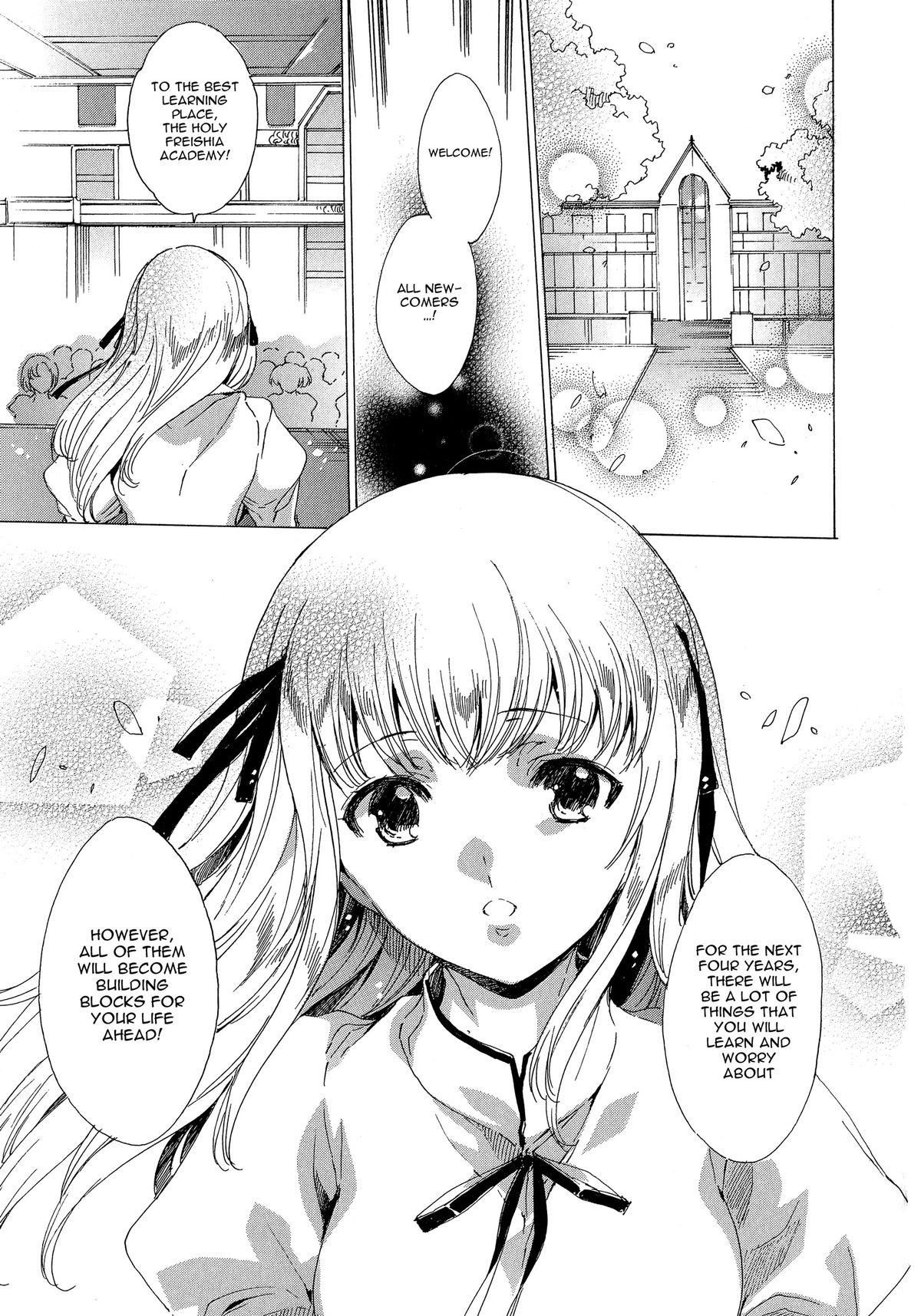 [Yuiga Naoha] Seinaru Manabiya no Sono de | Inside the Holy Garden of Learning [English] {doujin-moe.us} page 173 full