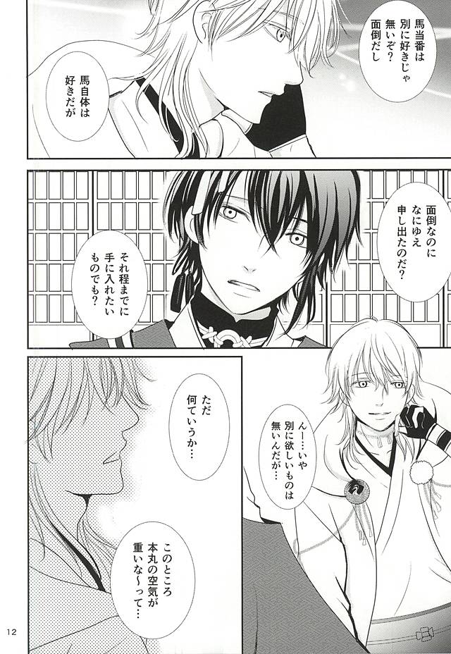 (C88) [Ayayuki (Chima)] Toraware no. (Touken Ranbu) page 9 full