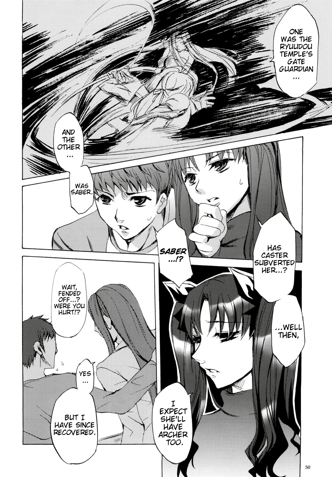 (C76) [Clover Kai (Emua)] Face/stay at the time (Face es-all divide) (Fate/stay night) [English] [EHCOVE] page 49 full