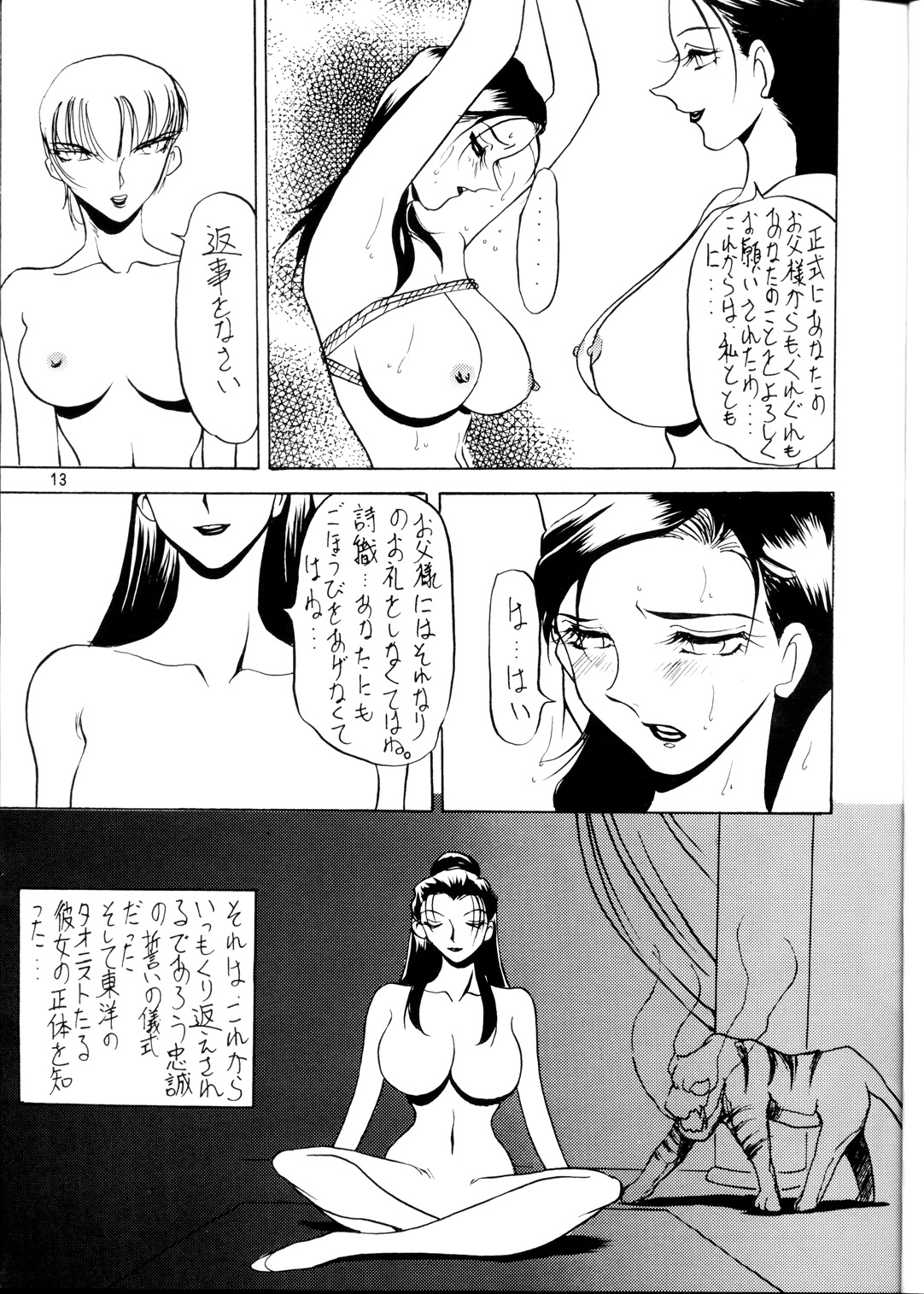 (C48) [Metal (Azuki Kurenai)] Misty Moon Metropolis Fanbook BREED Dorei Jokyouju Kousaka Shiori 2 page 13 full