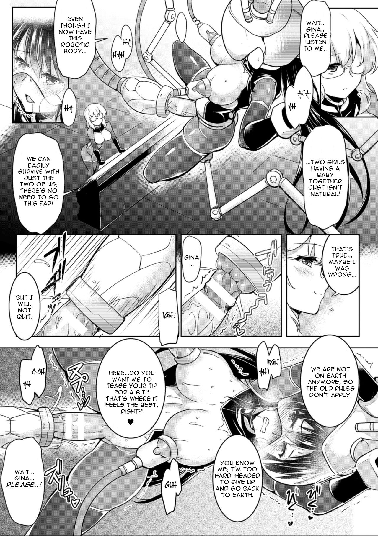 [C.R] Break Out (2D Comic Magazine Futanari Kikaikan Seieki o Shiboritsukusu Kikai Zeme Jigoku!! Vol. 1) [English] [Digital] page 23 full