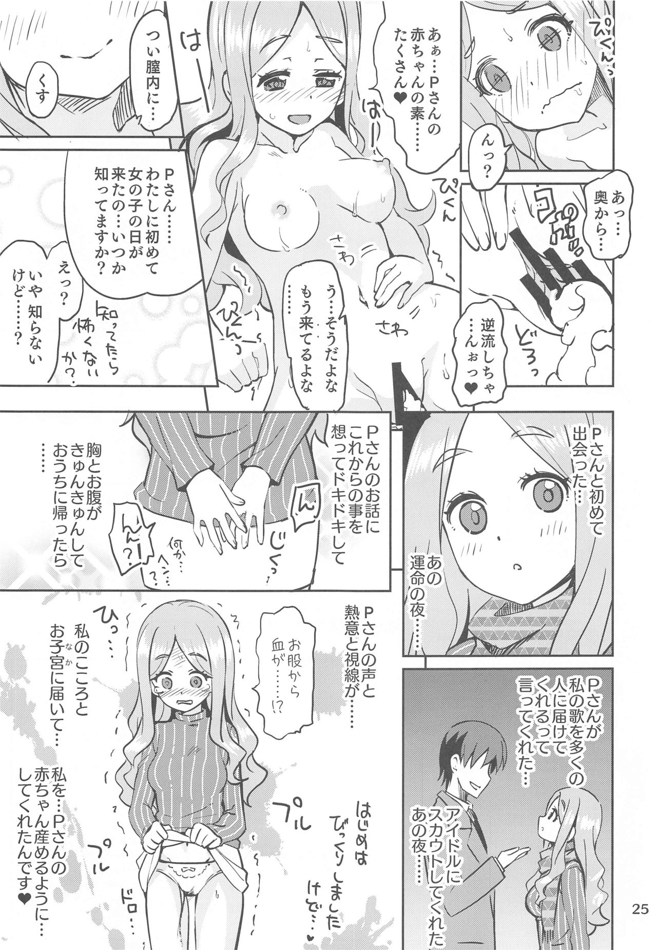 (C97) [Nekousa Pudding (Ra-men)] Seinaru Uta. (THE IDOLM@STER CINDERELLA GIRLS) page 24 full