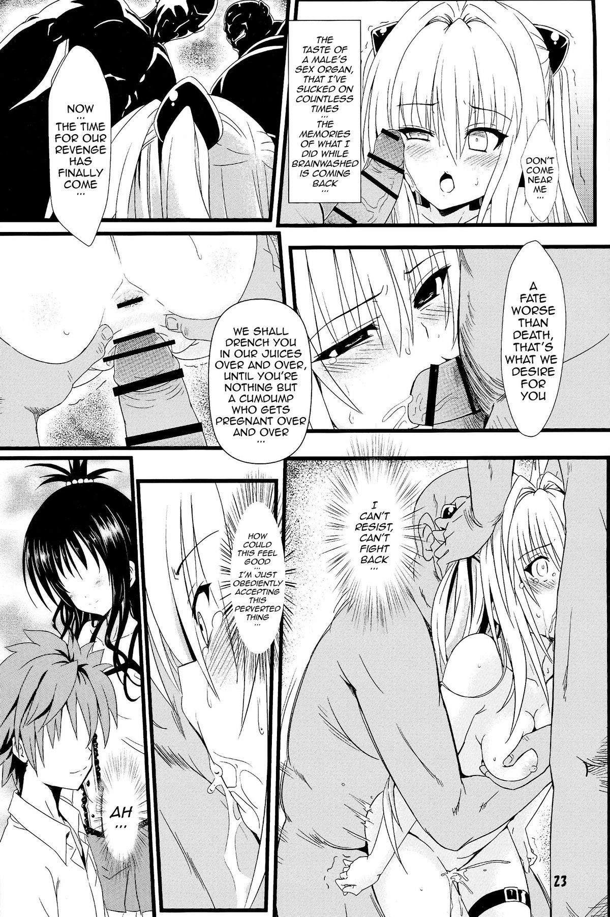 (C83) [Kaminari-neko (Eitarou)] Yami no Yami. | Yami's Darkness (To LOVE-Ru) [English] {doujin-moe.us} page 22 full