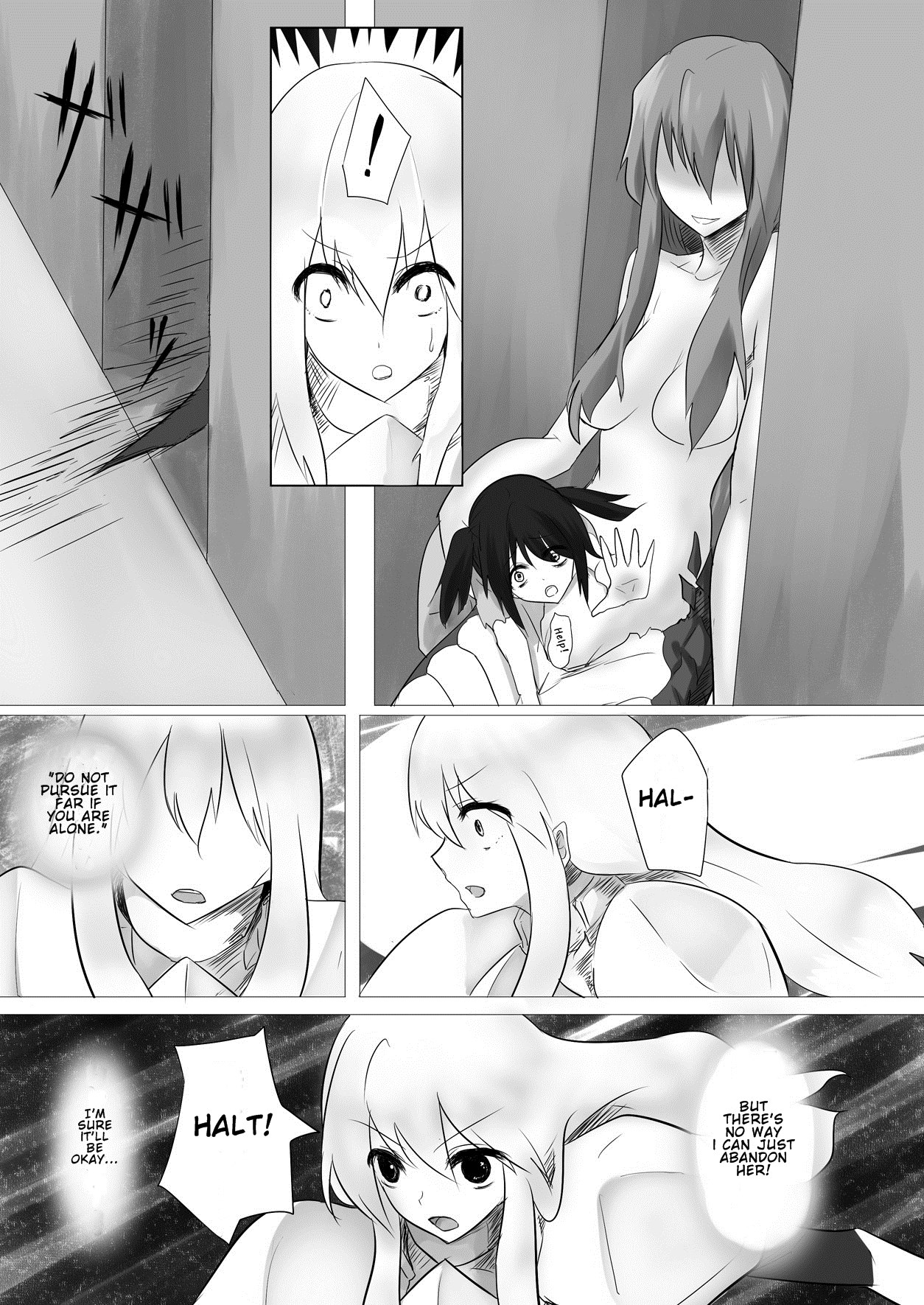 [Intondou (Stealth Moko)] Jingai Lez Rape -Lamia Hen- [English] [Ogodei-Khan] [Digital] page 5 full