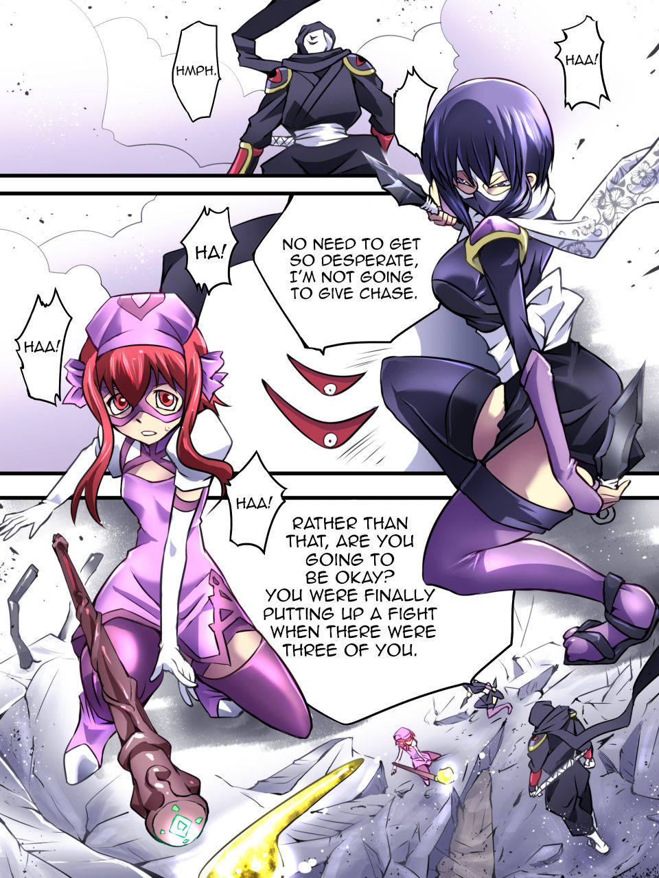 [Atelier Hachifukuan] Superheroine Yuukai Ryoujoku VII - Superheroine in Distress - Kunoichi Suzushiro II [English] [Harasho Project] [Incomplete] page 2 full