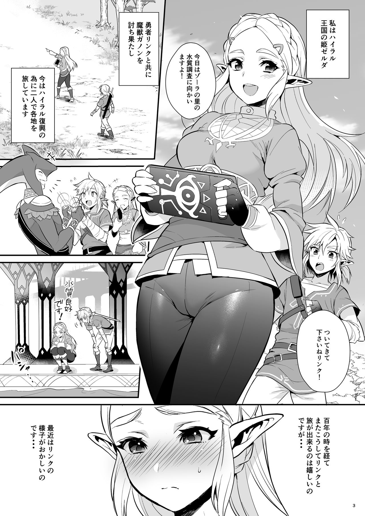 [Morittokoke (Morikoke)] Hyrule Hanei no Tame no Katsudou! (The Legend of Zelda) [Digital] page 4 full