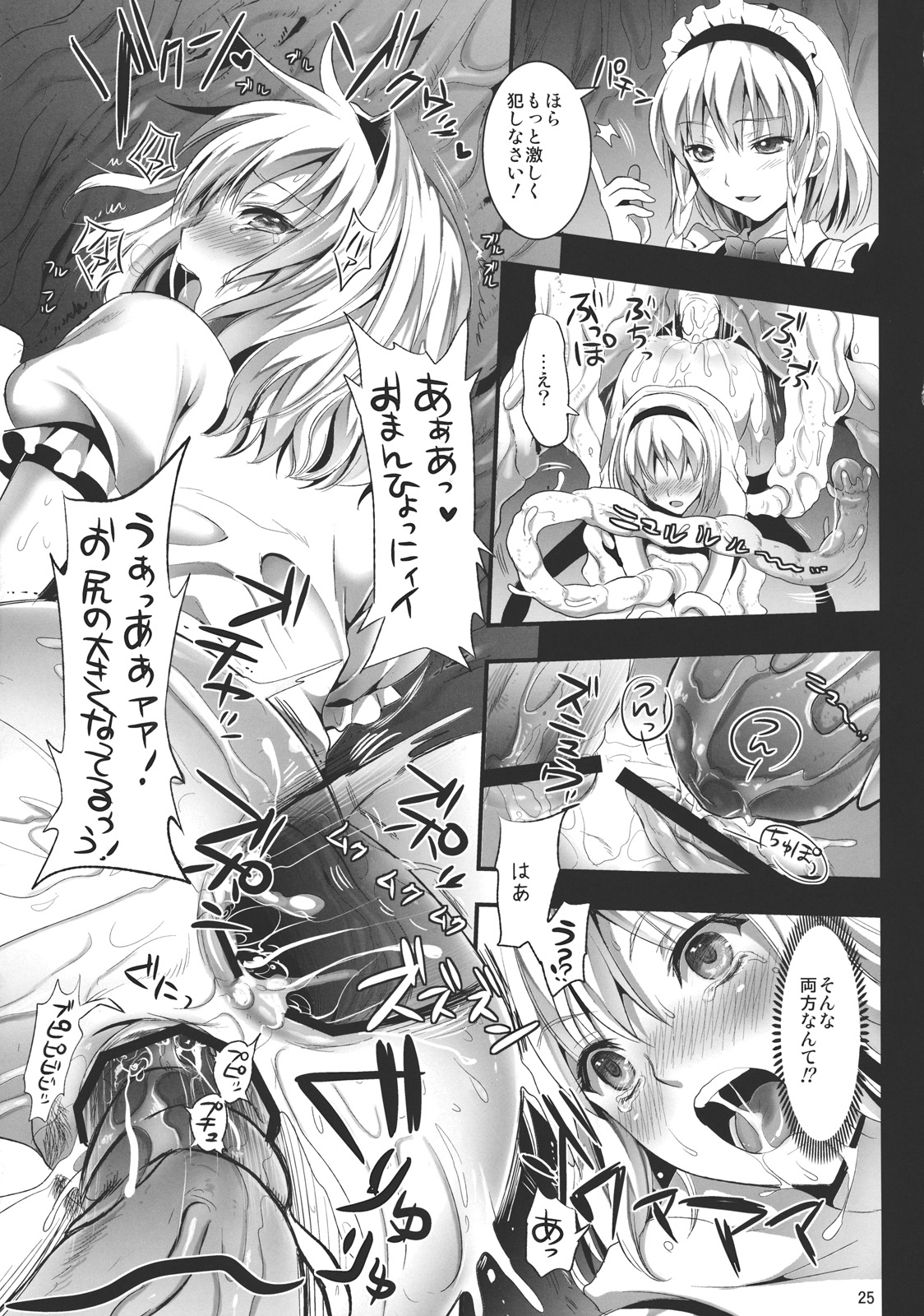 (C81) [YURIRU-RARIKA (Kojima Saya, Lazu)] R Shoku 2A -Toraware Alice- (Touhou Project) page 25 full