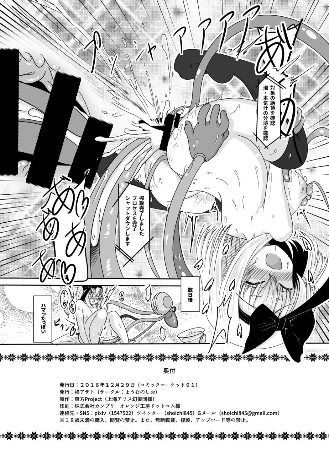 (C91) [Youmu no Shio (Hiiragi Azato)] Youmu to Shiofuki! 2 Self Hen (Touhou Project) page 9 full