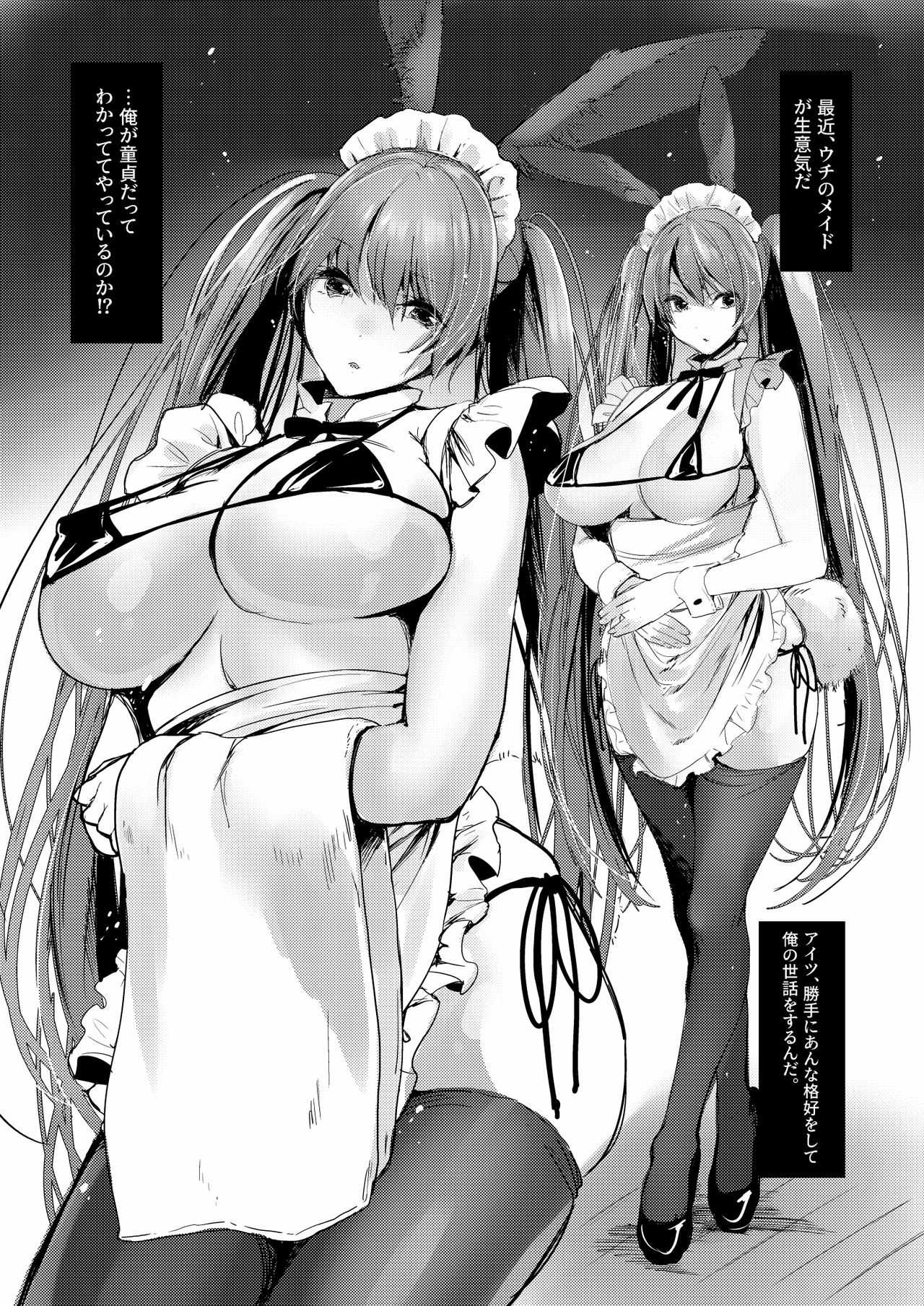 [Amaineiro (Amane Ruri)] Bunny Maid no Chouhatsu [Digital] page 4 full